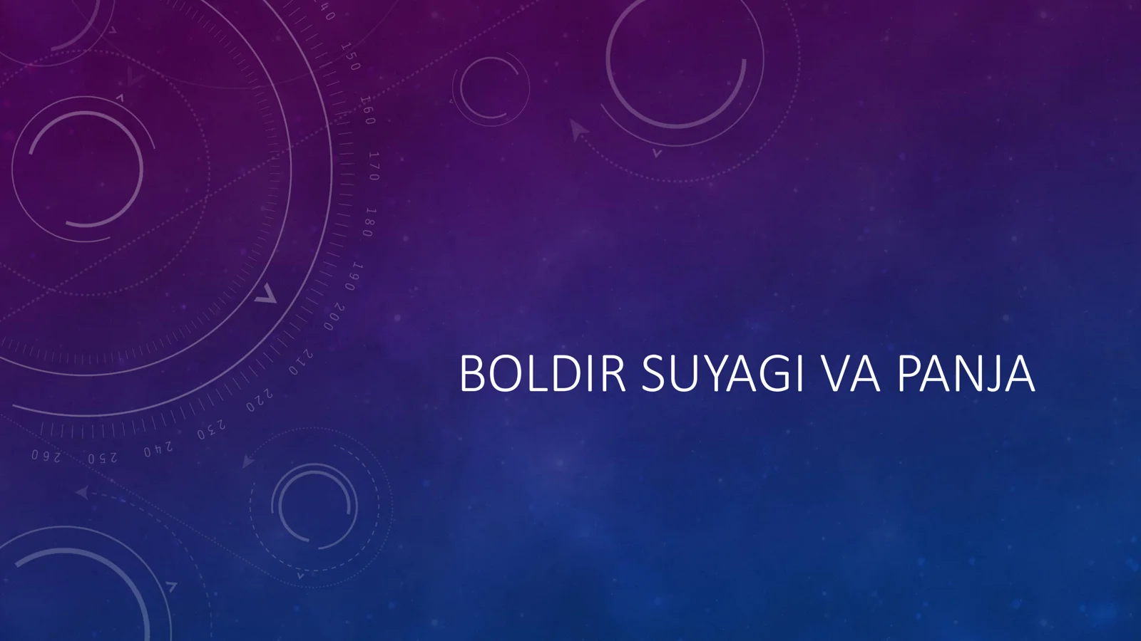 Boldir suyagi va panja