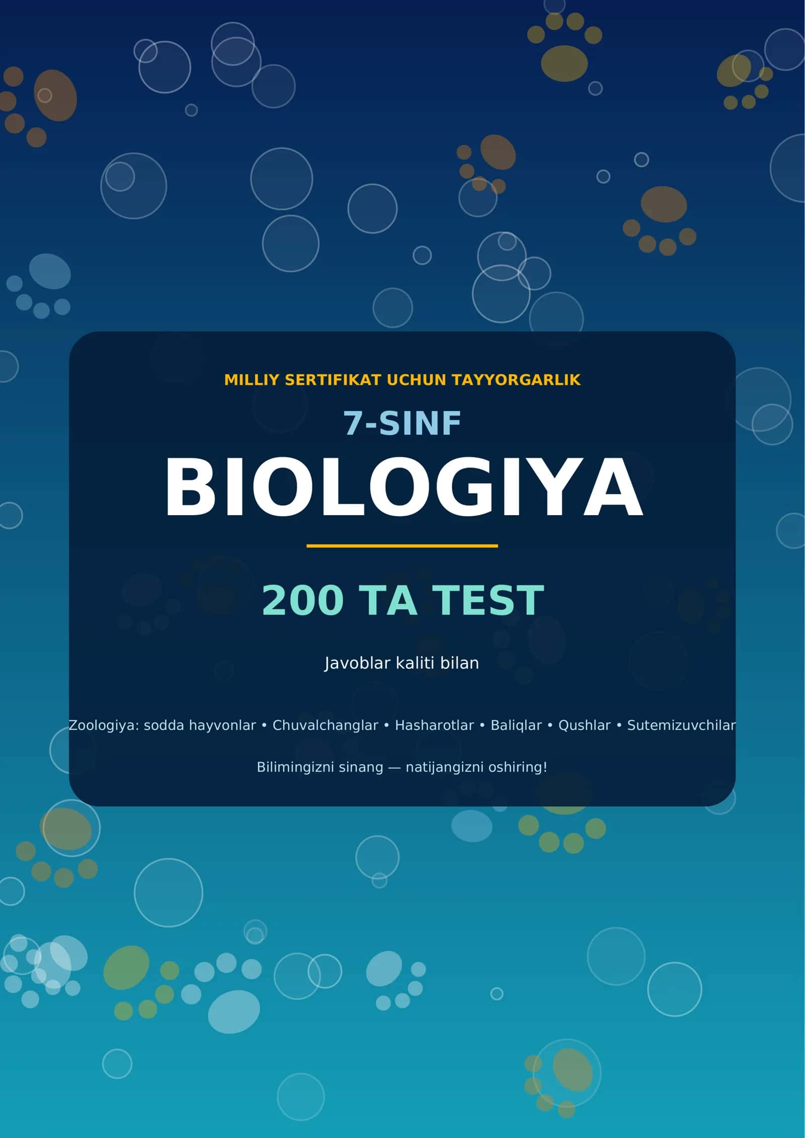 MILLIY SERTIFIKAT UCHUN TAYYORGARLIK
