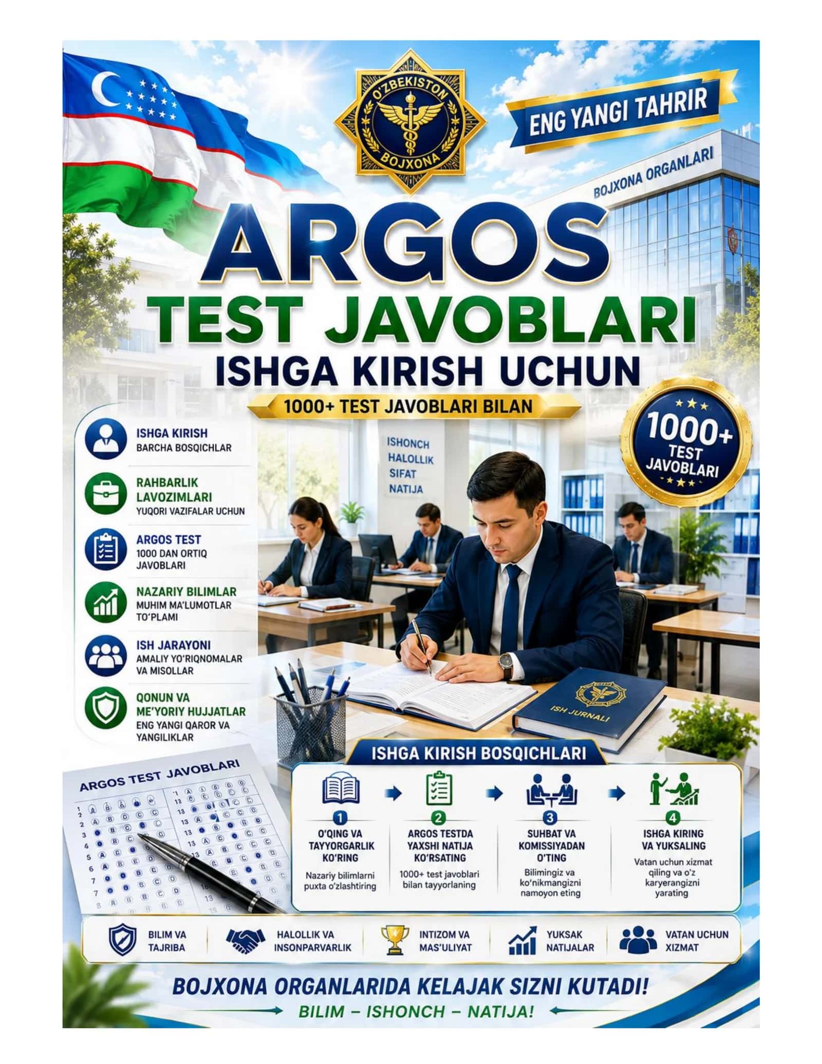 ARGOS IQ TEST JAVOBLARI BILAN YANGI TAHRIR 1200+