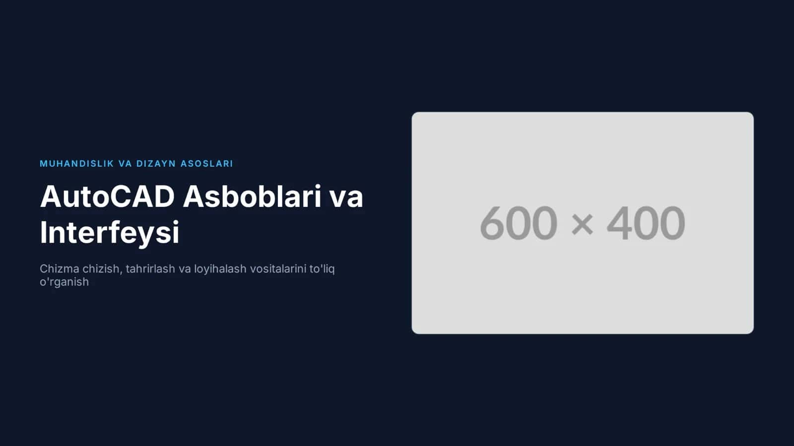 AutoCad Interfeys