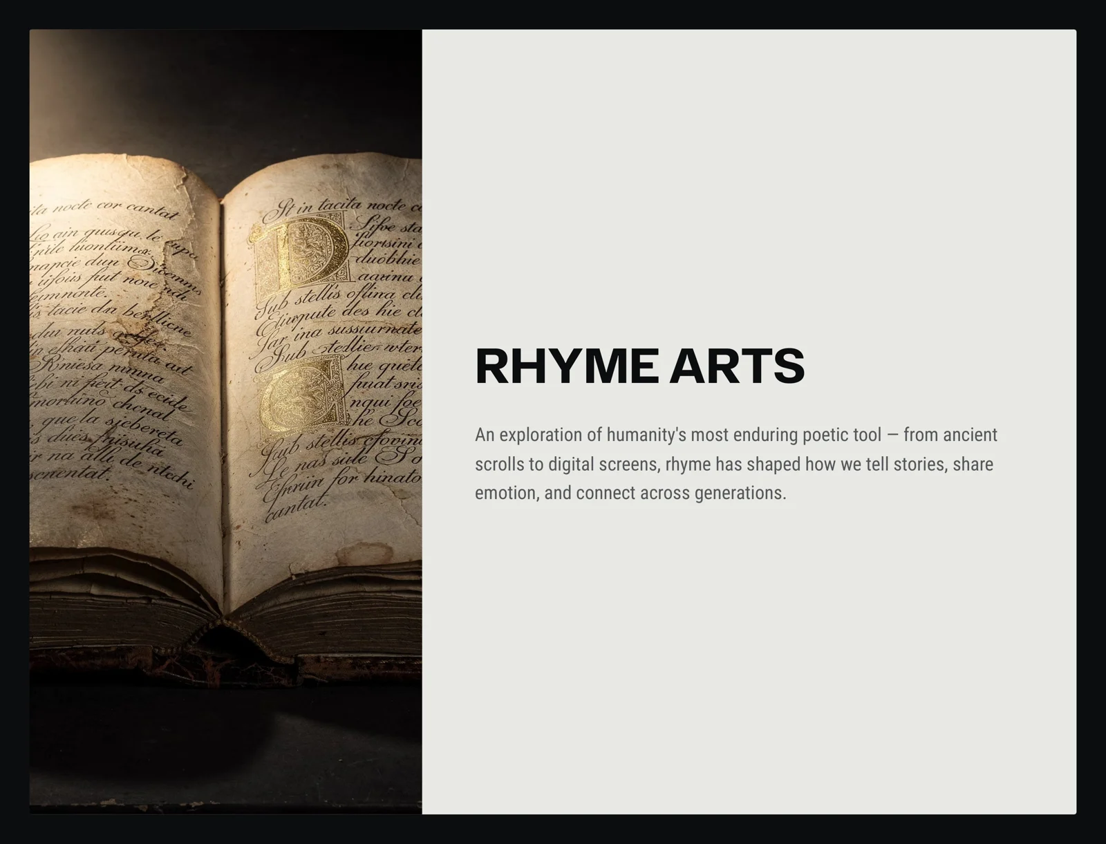RHYME ARTS