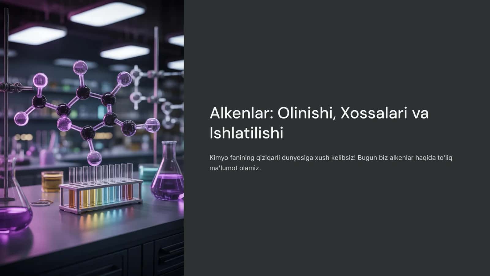 Alkenlar: Olinishi, Xossalari va Ishlatilishi