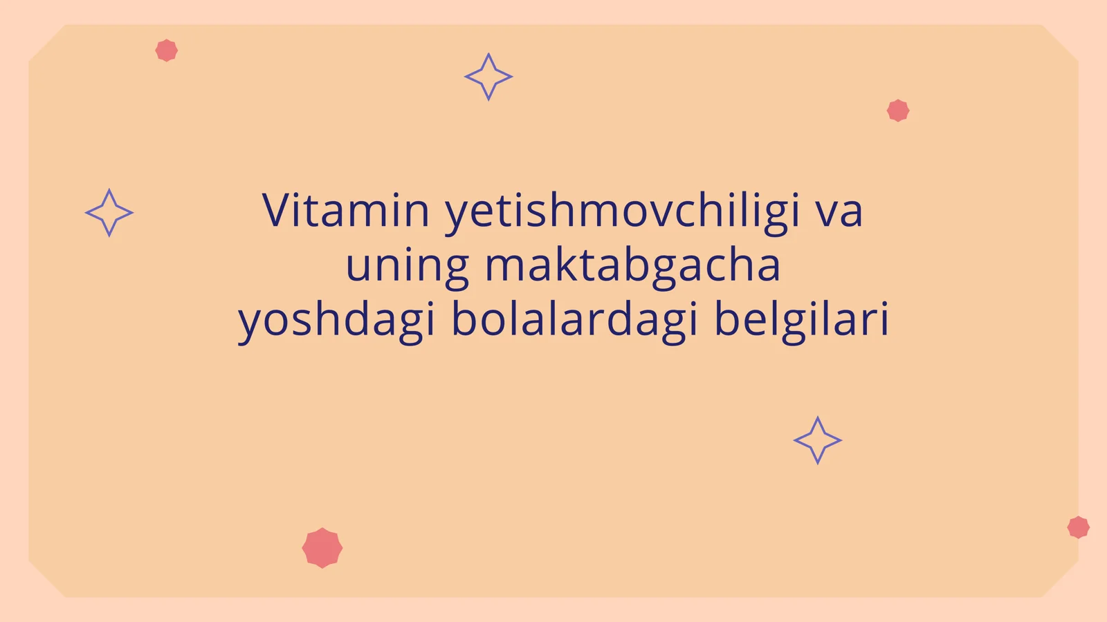 Vitamin yetishmovchiligining belgilari