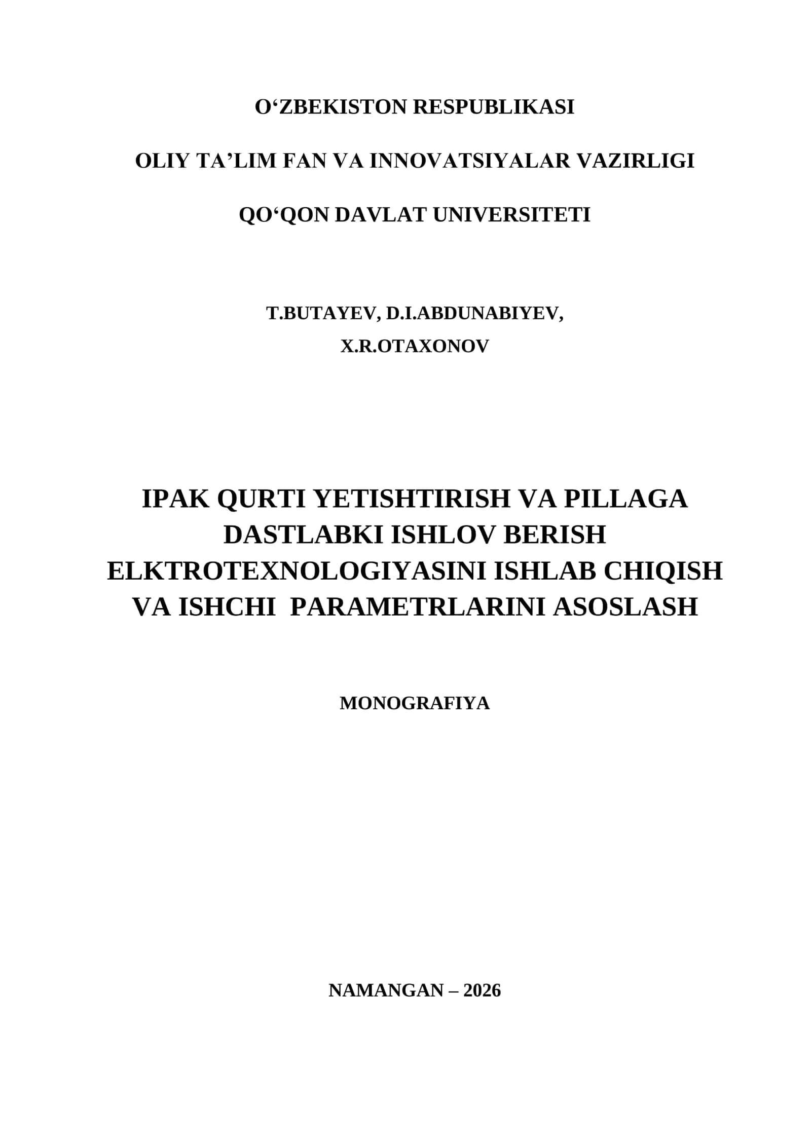 Monografiya