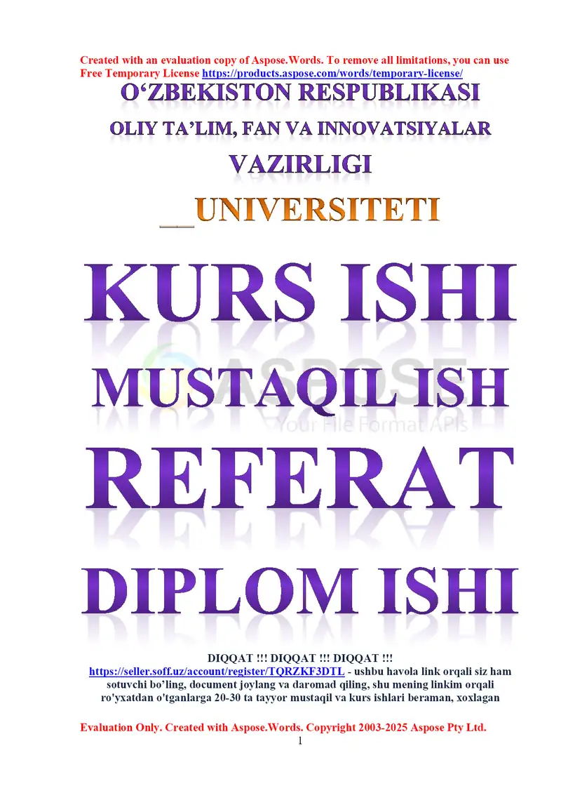 Metallga qo’lда ishlov berish (aniq biron buyumni loyihalash va modellashtirish)