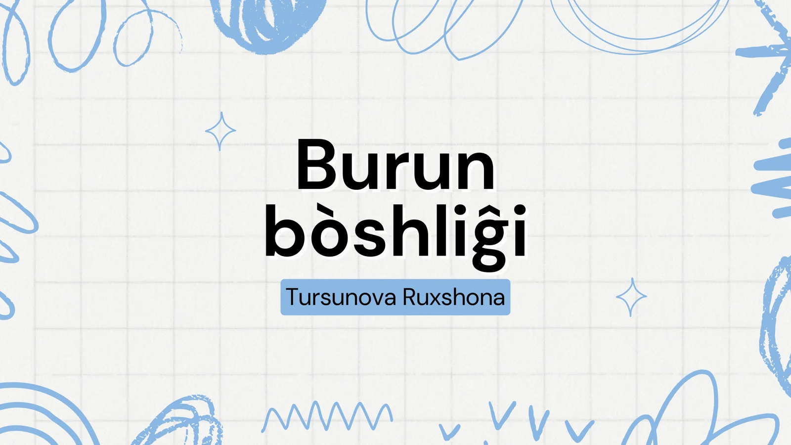 Burun bo‘shlig‘i (cavum nasi)