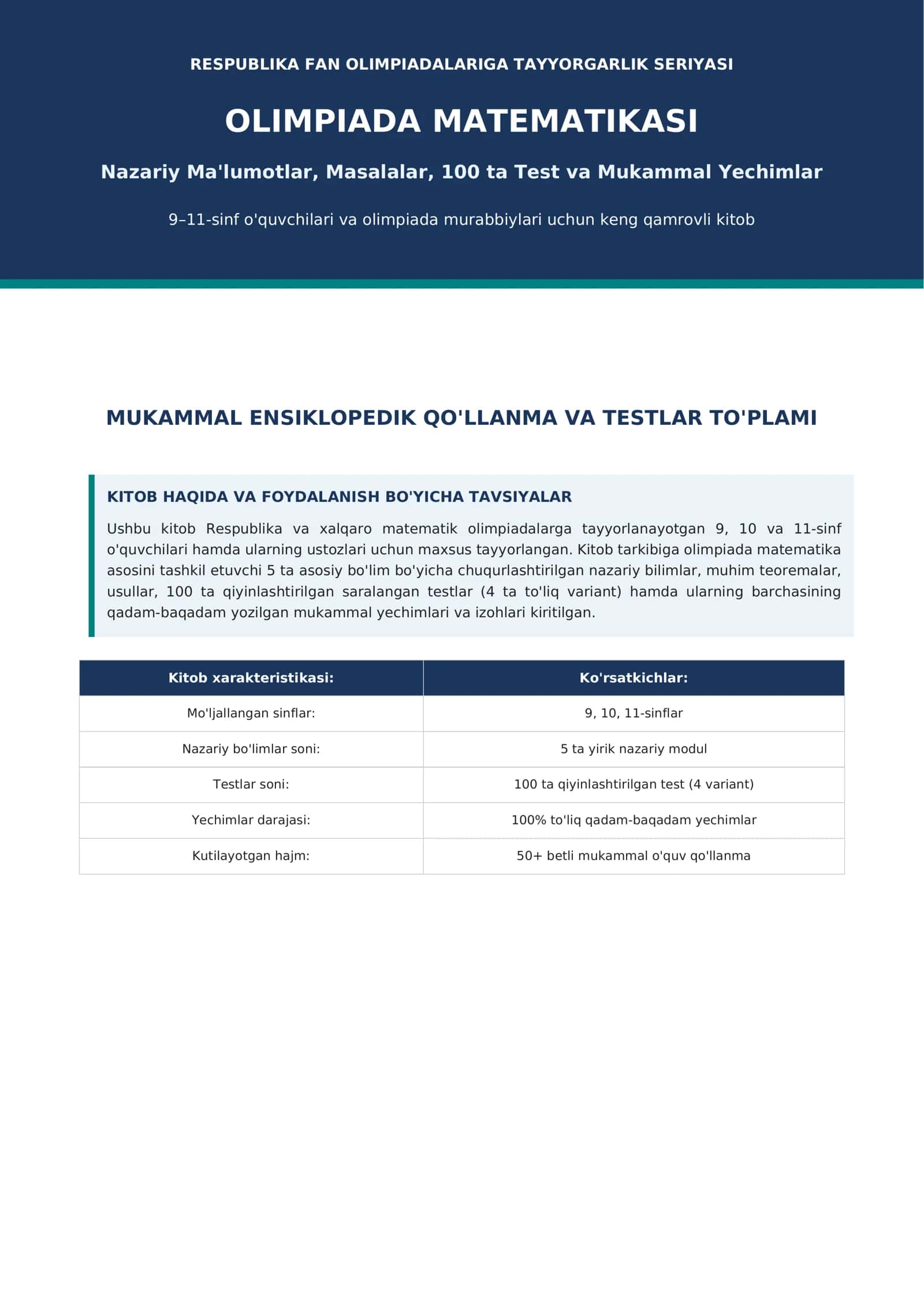 OLIMPIADA MATEMATIKASI