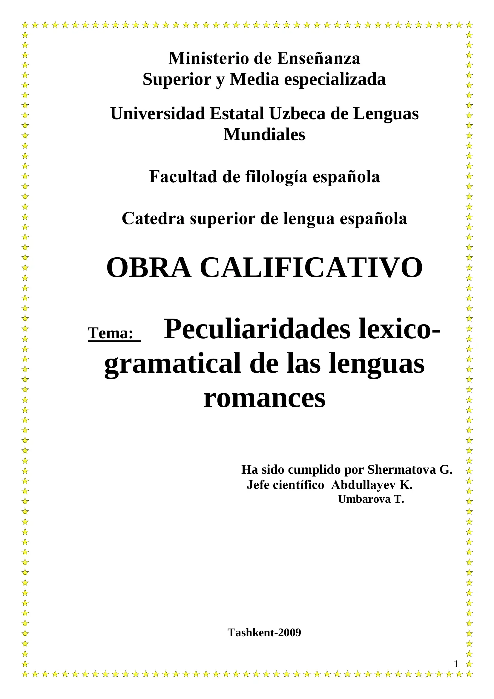 OBRA CALIFICATIVO