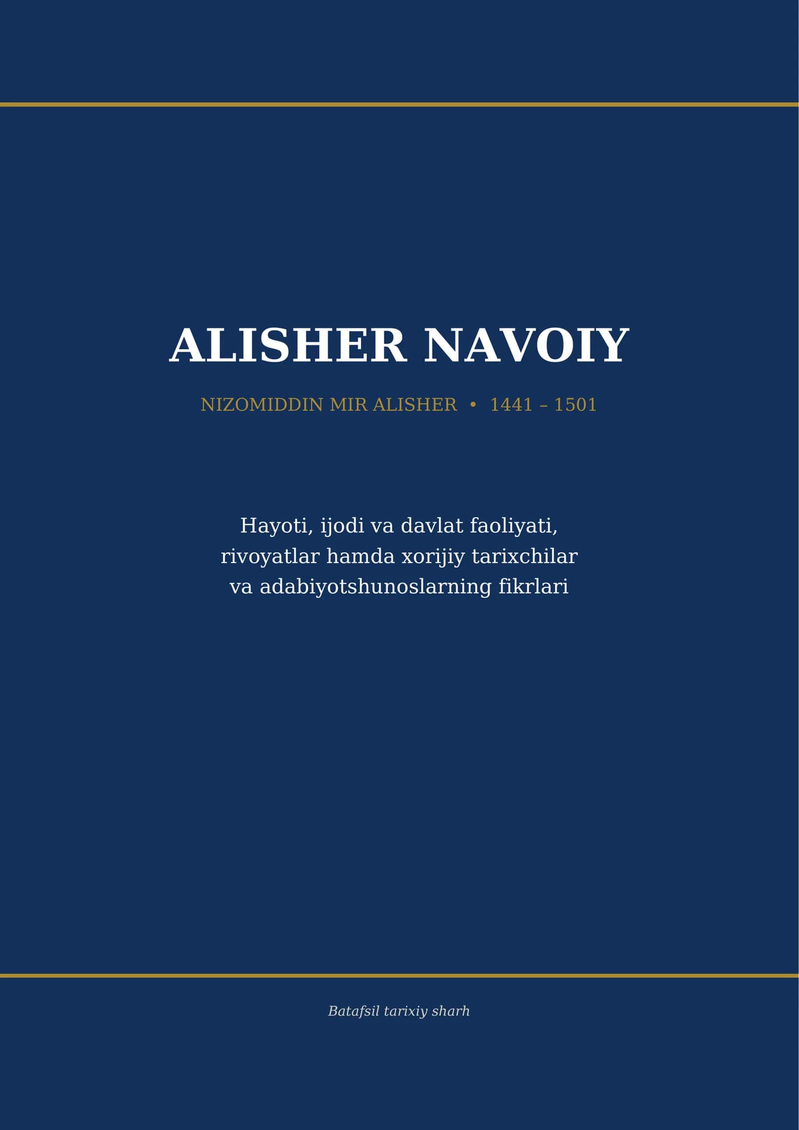 Nizomiddin Mir Alisher