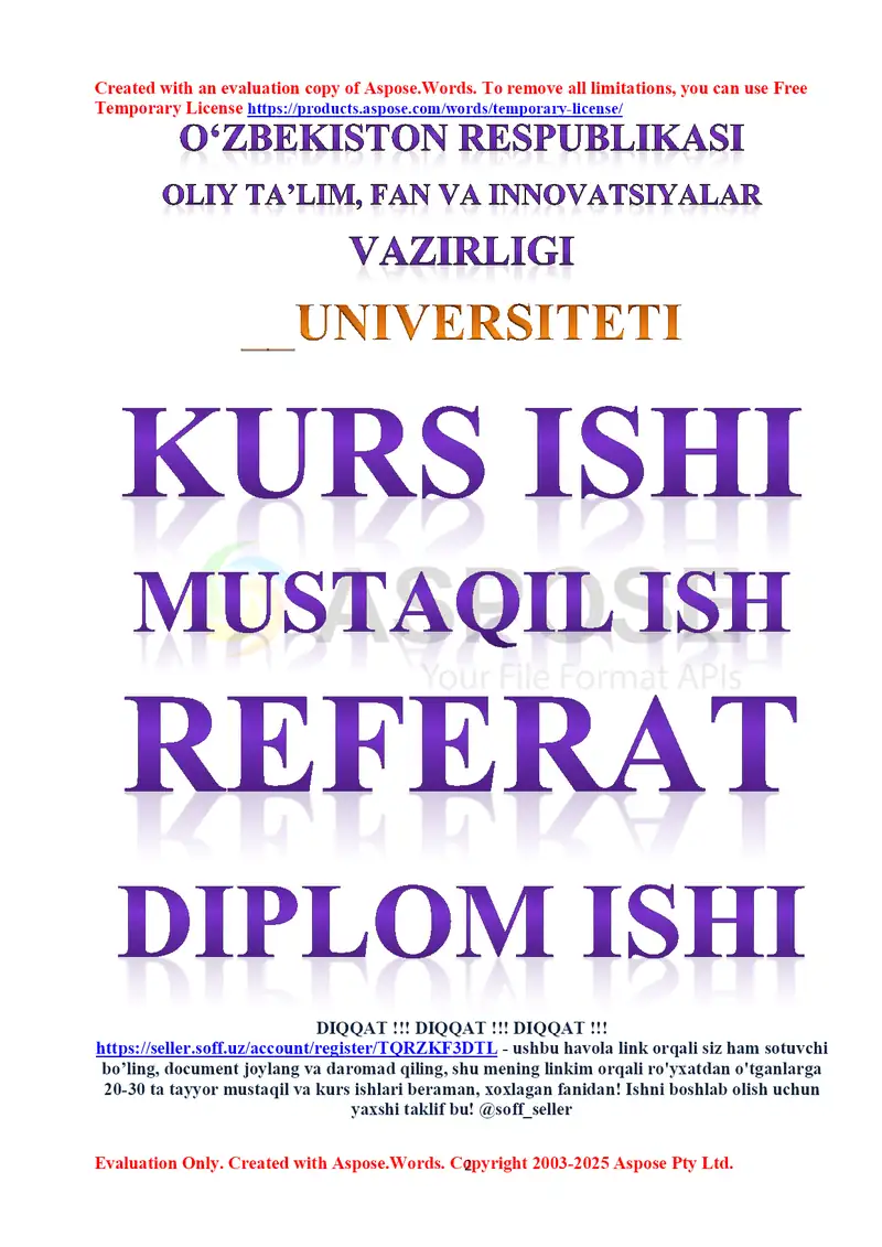 Arxitektura va qurilish tizimini loyihalash