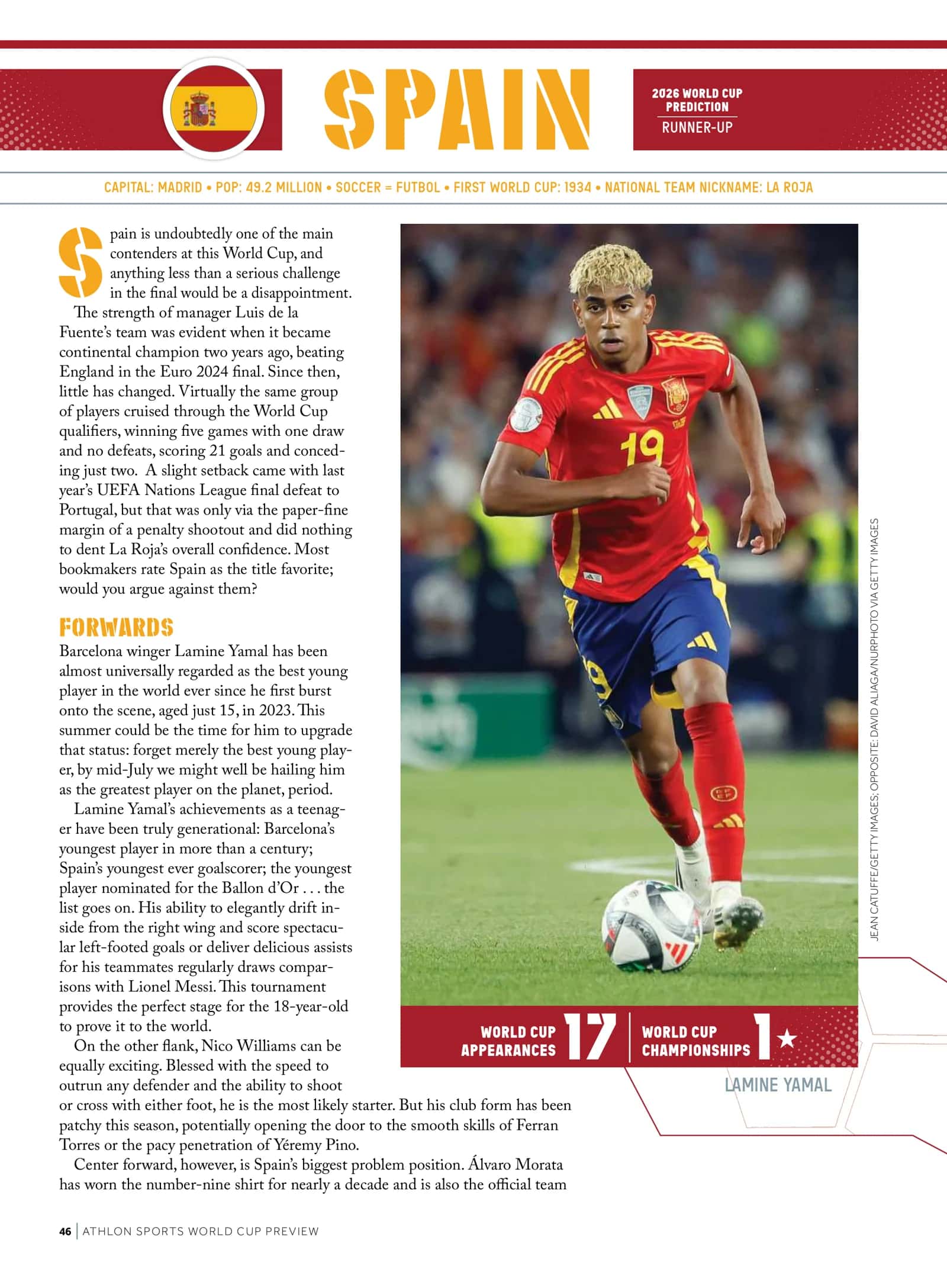 English articles Spain Yamal
