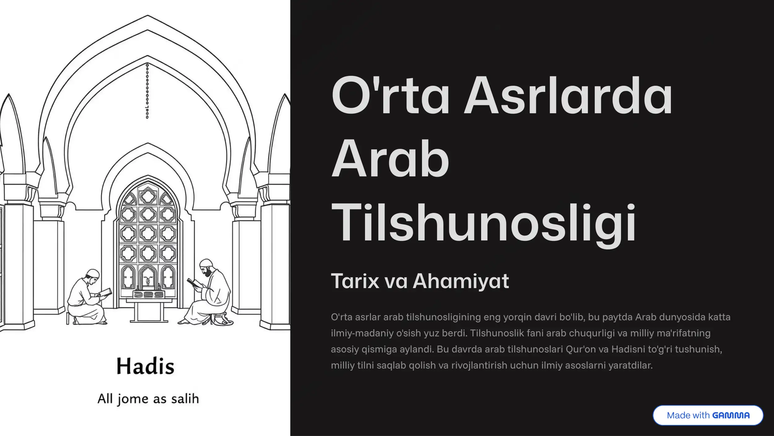 Arab Tilshunosligi