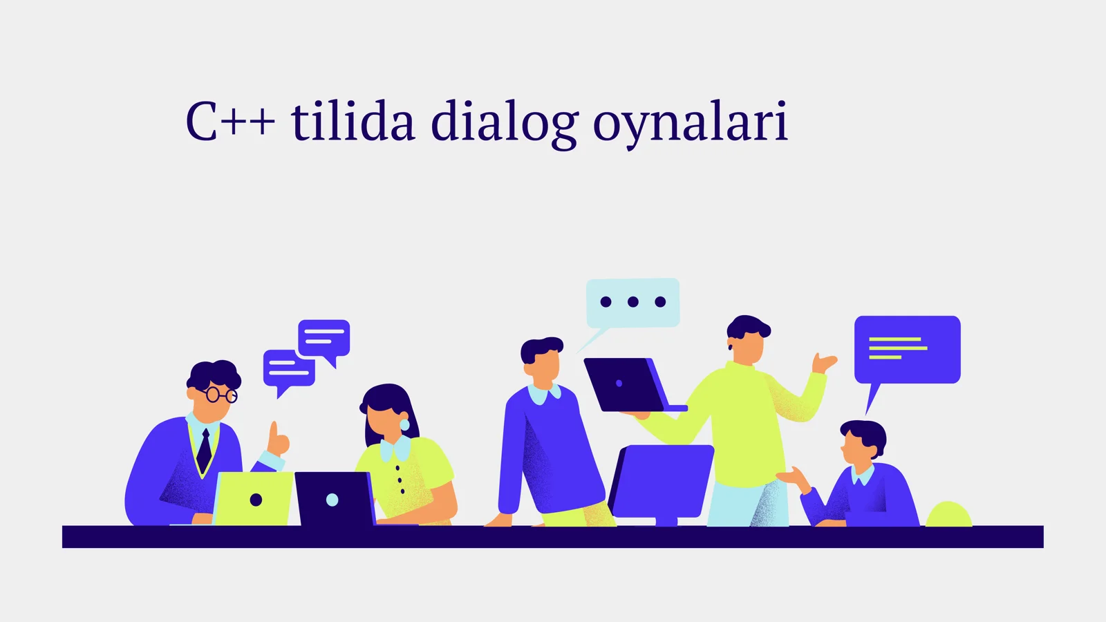 C++ tilida dialog oynalari