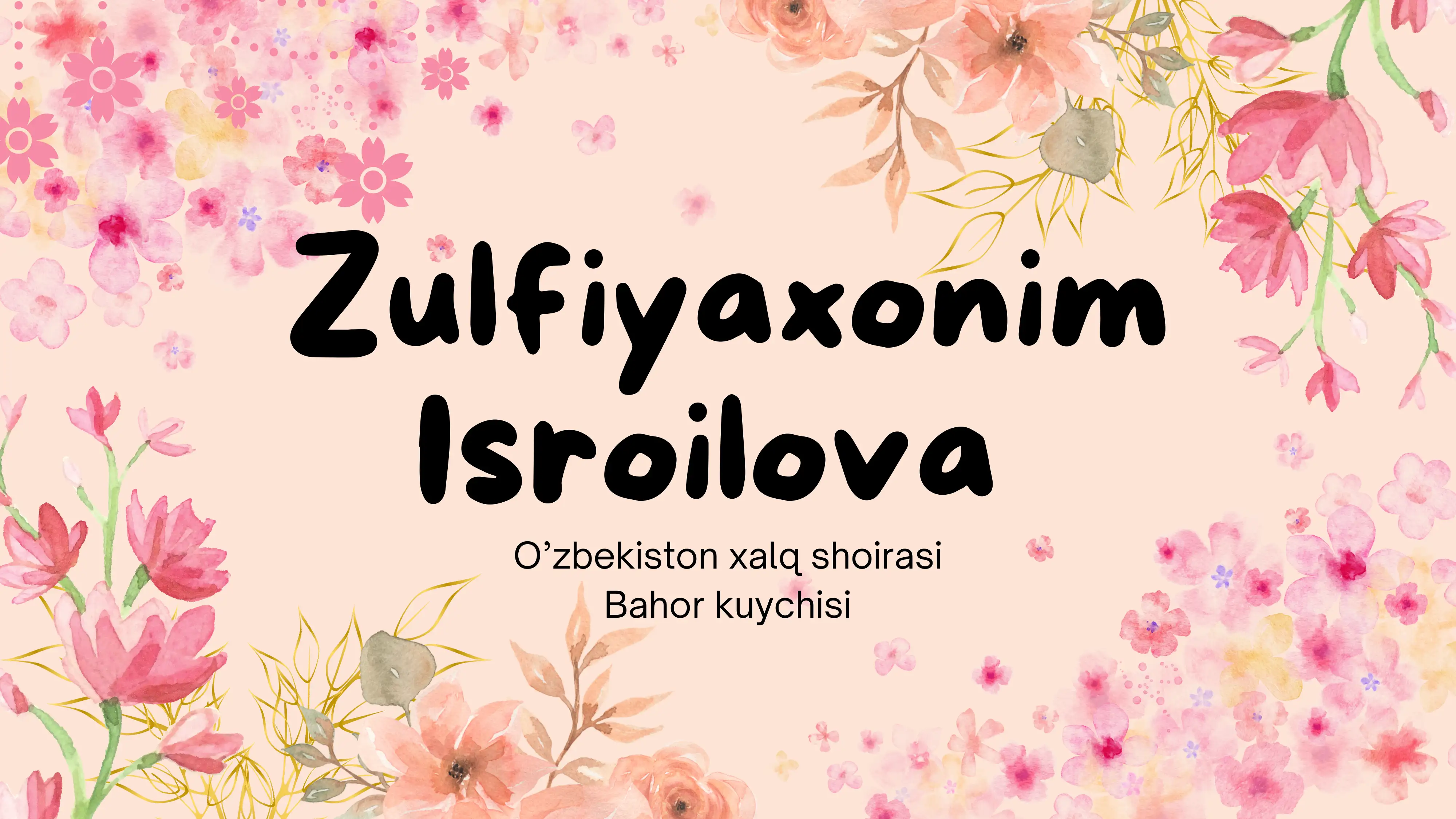 Zulfiya hayoti va ijodi