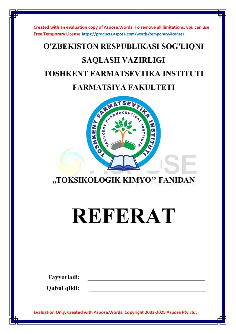 12. Ob'yektlardan ajratib olingan moddalarni tozalash usullari. Referat, 9 bet