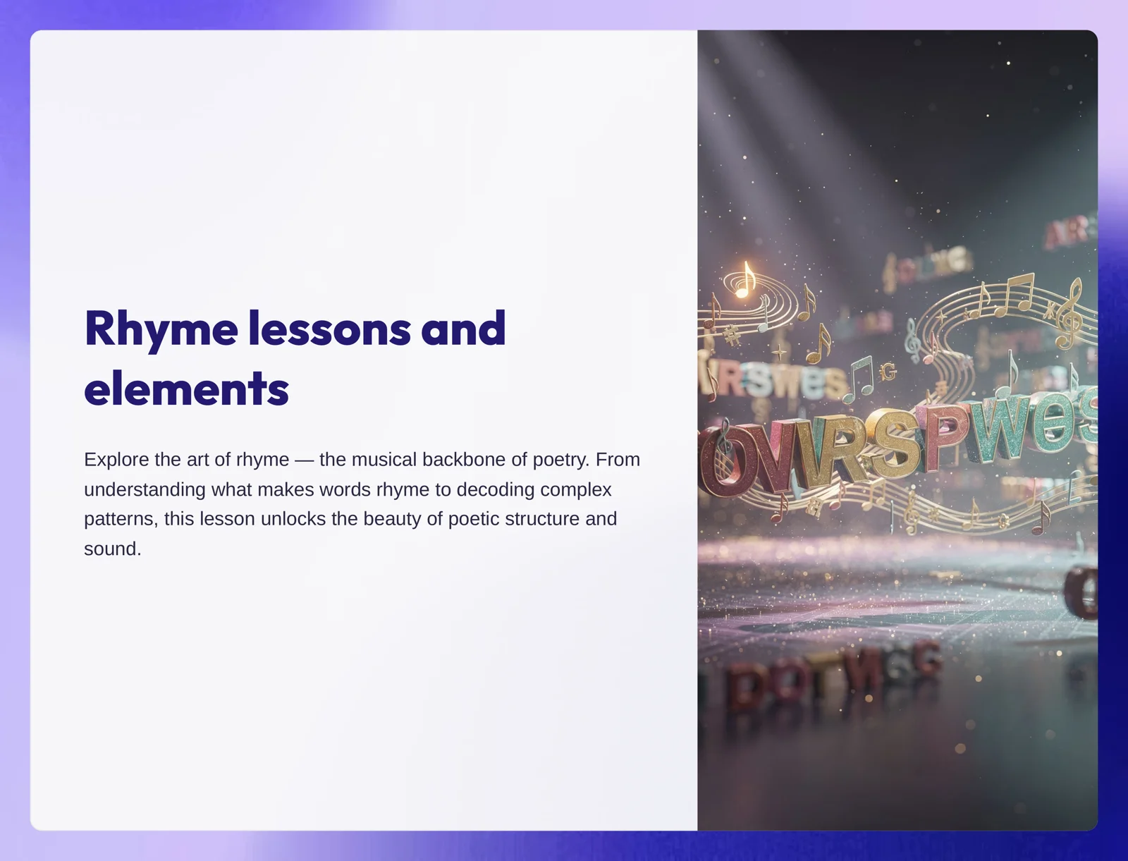 Rhyme