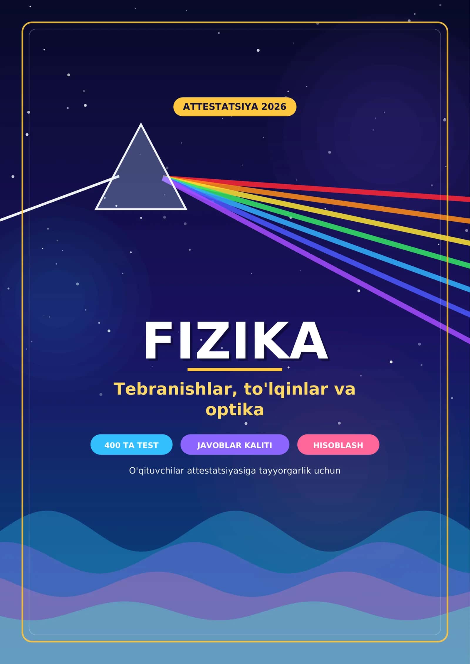ATTESTATSIYA 2026 - FIZIKA | Fizika: Tebranishlar, to'lqinlar va optika
