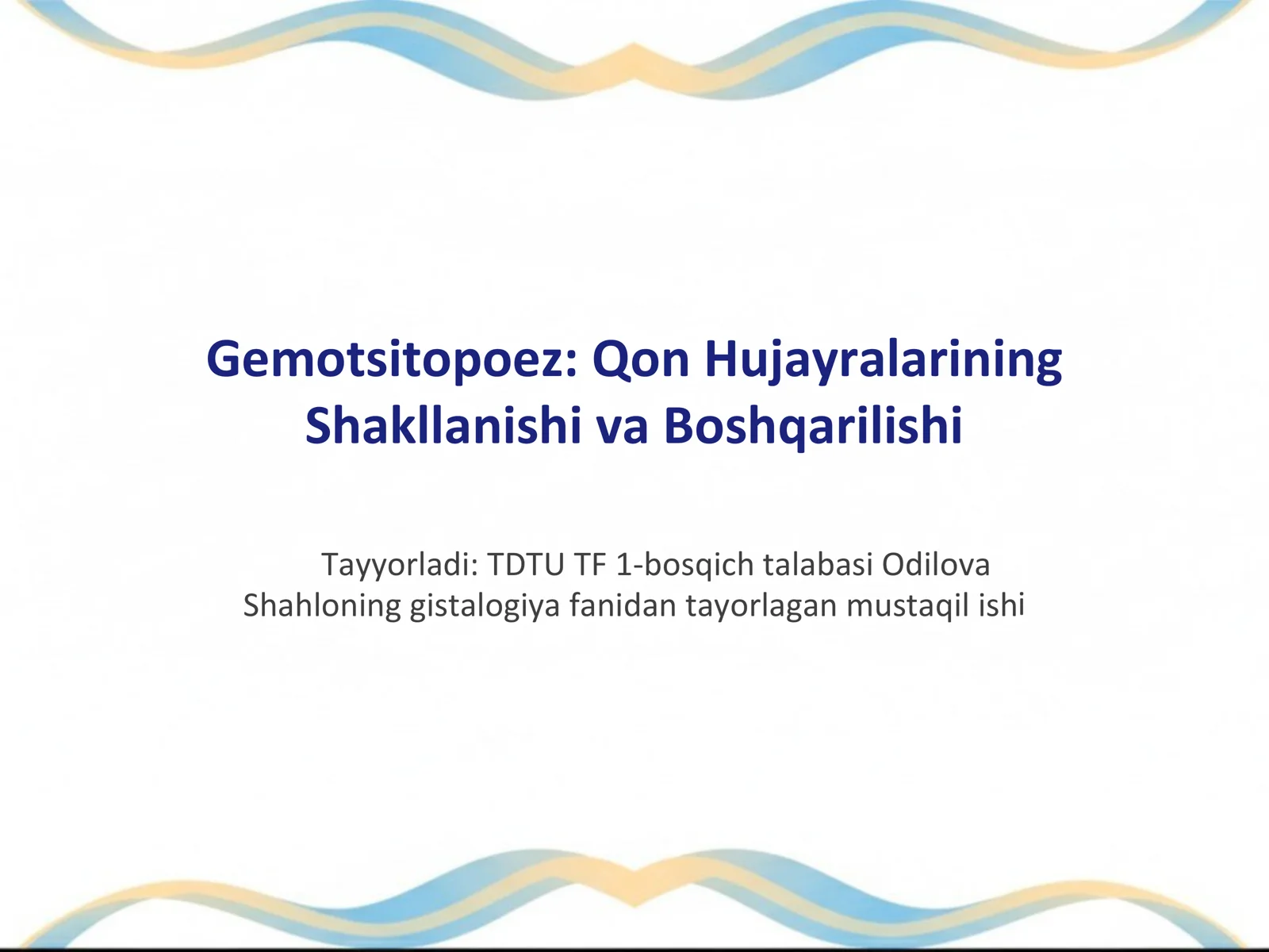 Gemotsitopoez: Qon Hujayralarining Shakllanishi va Boshqarilishi