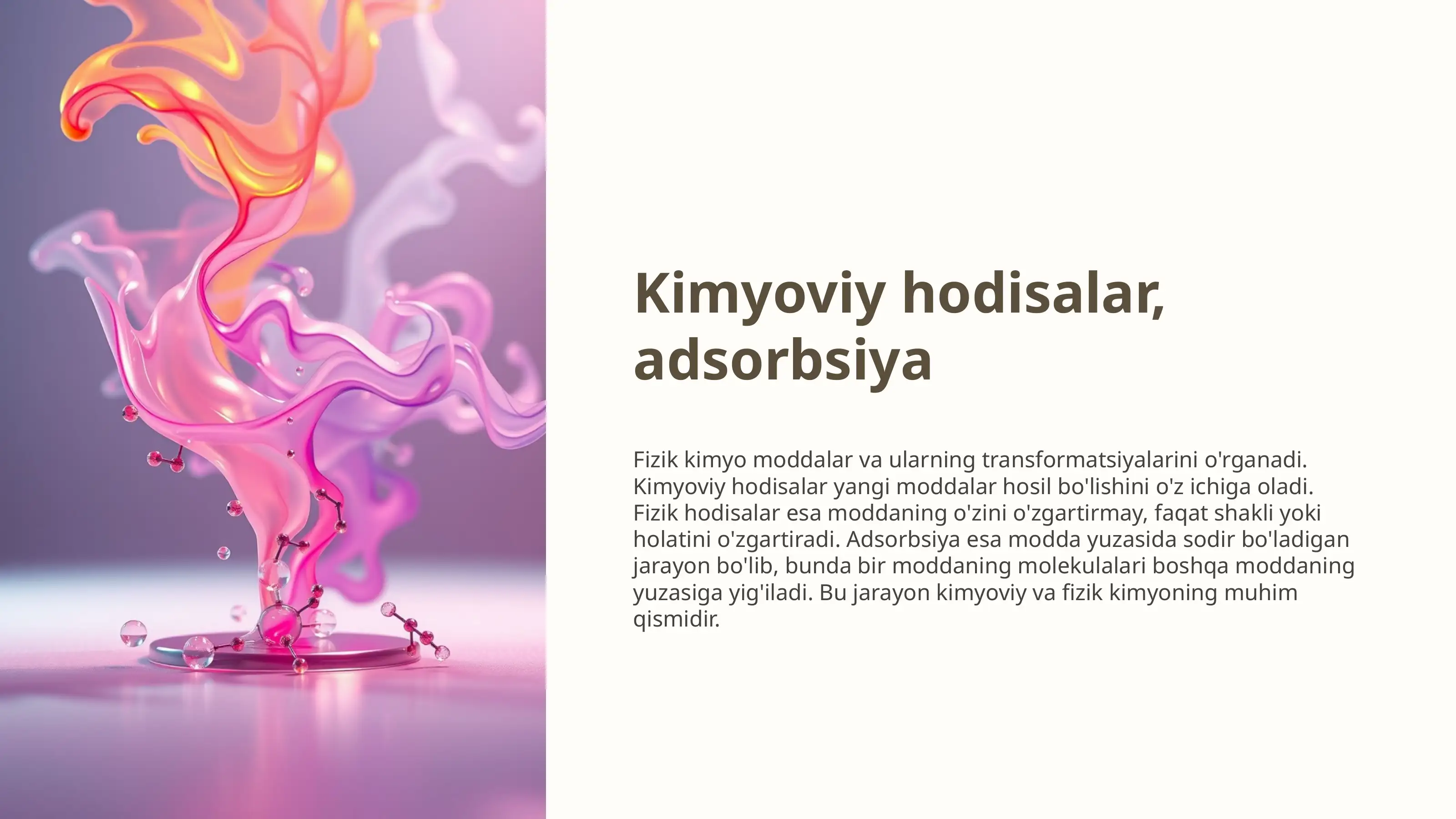 Kimyoviy hodisalar