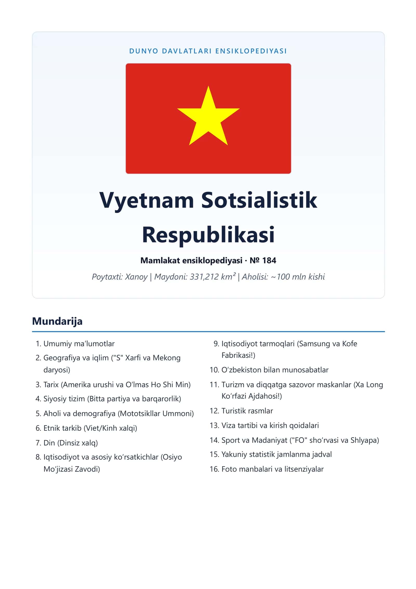 Vyetnam Sotsialistik Respublikasi
