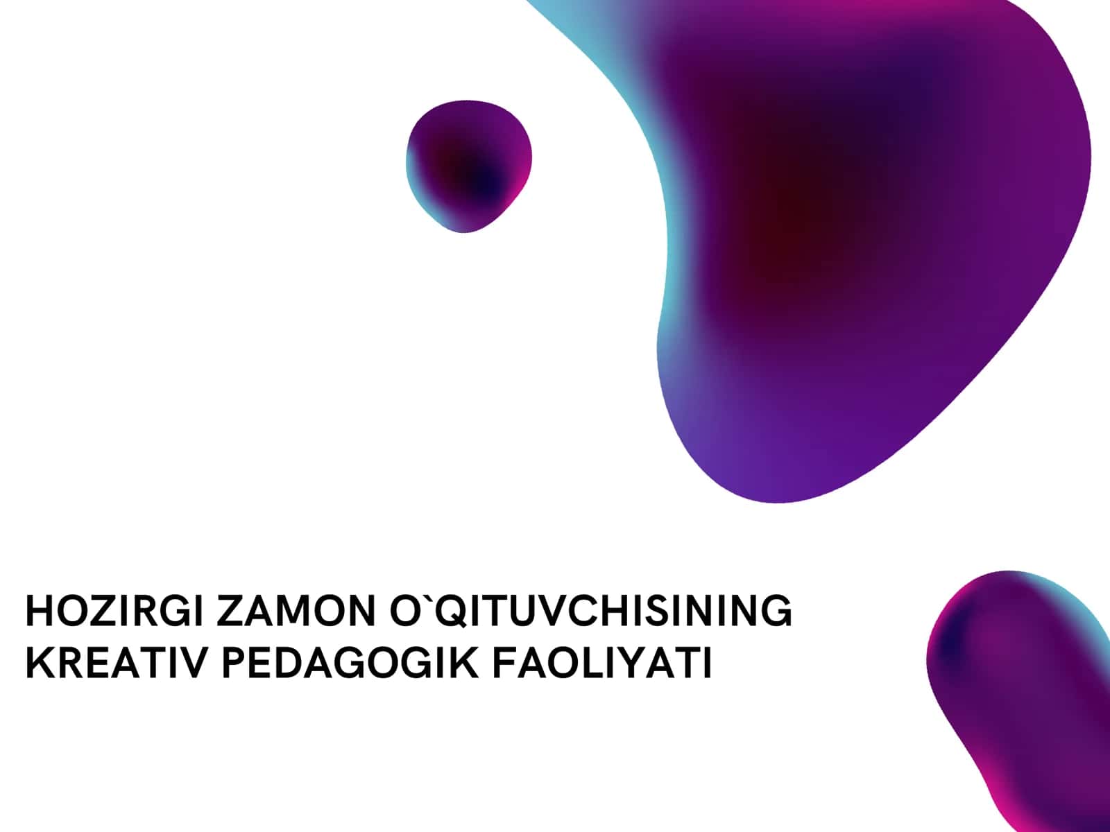 Kreativ Pedagogik Faoliyati