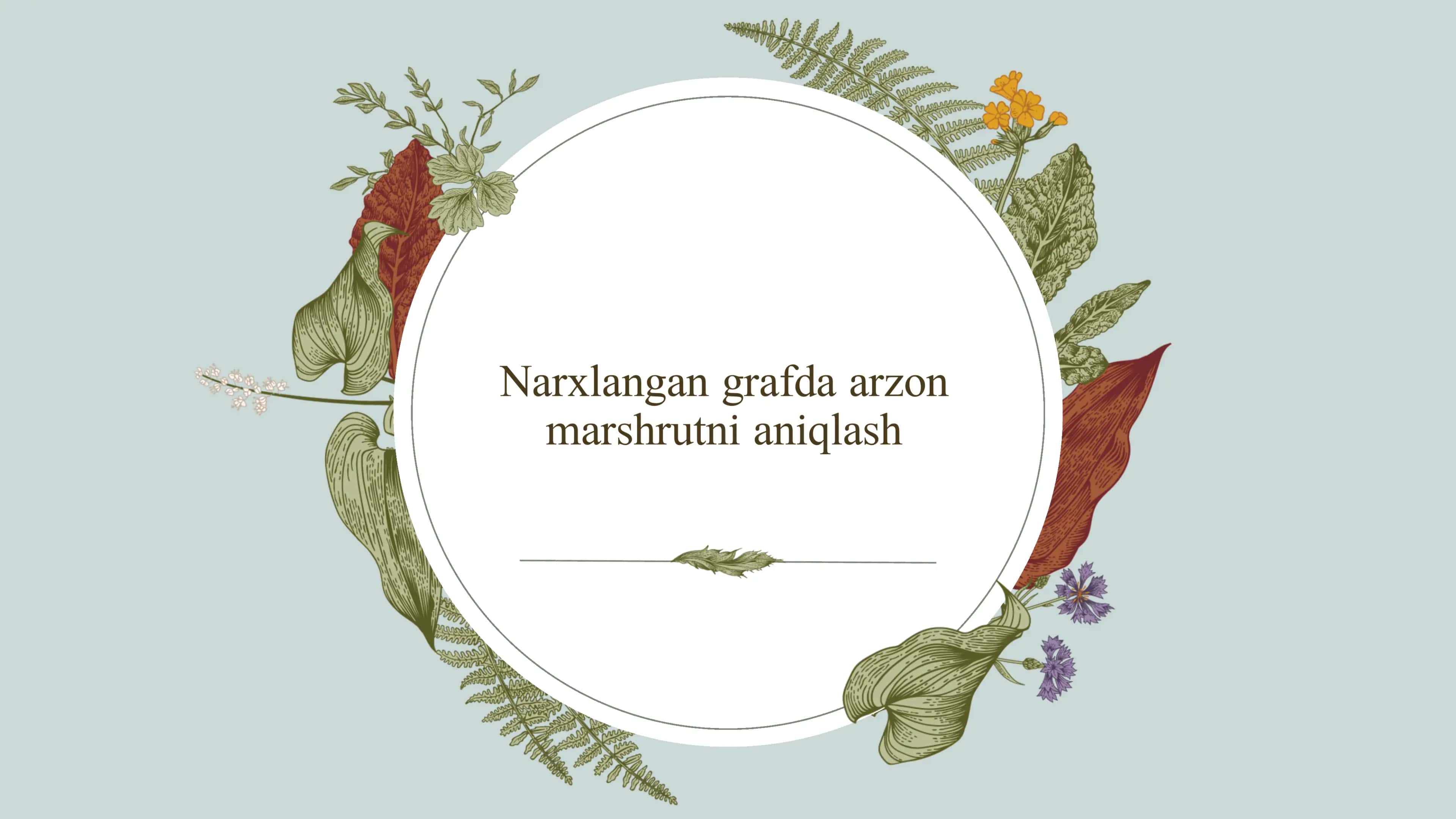 Narxlangan graf