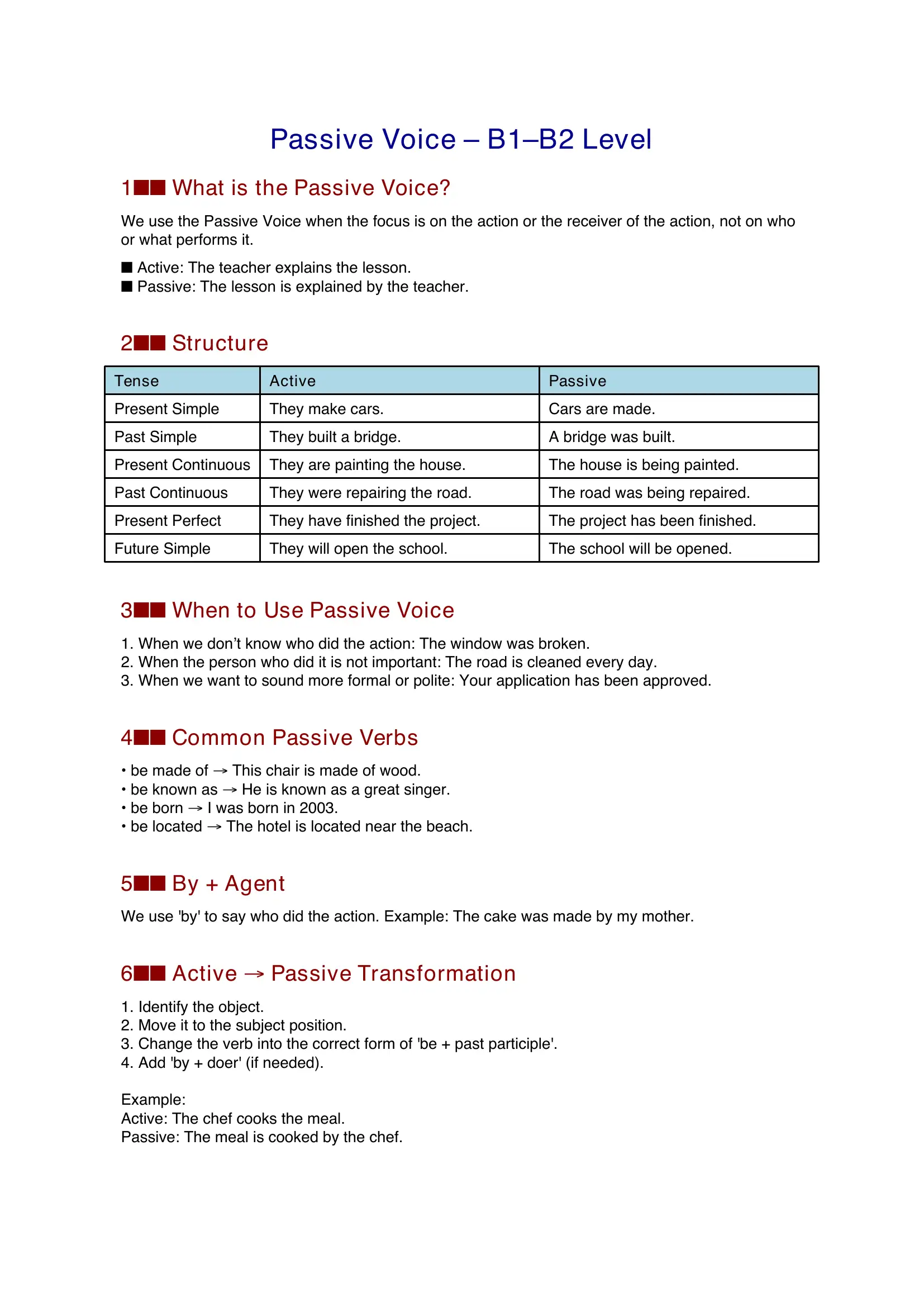 passive voice