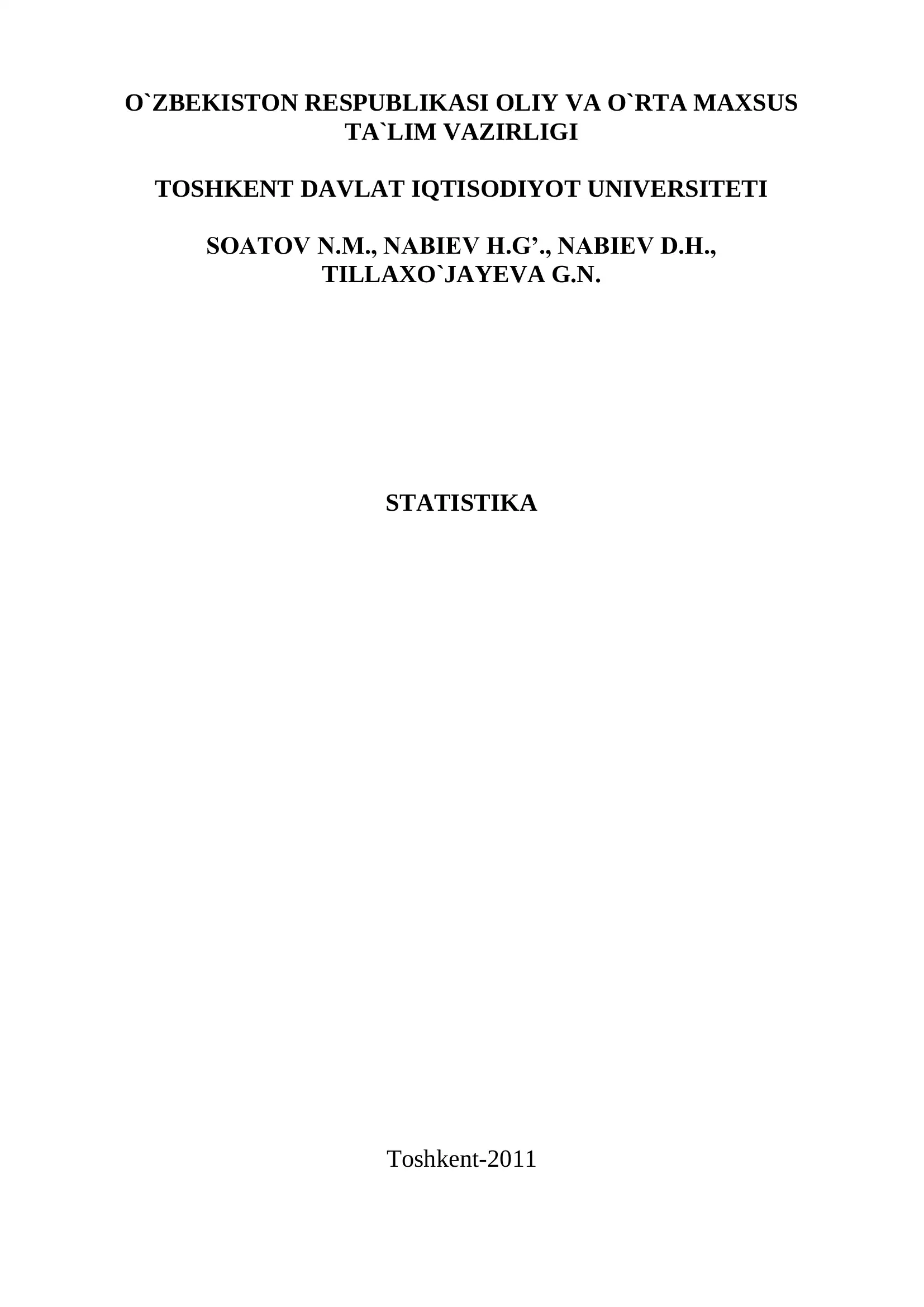 Statistika
