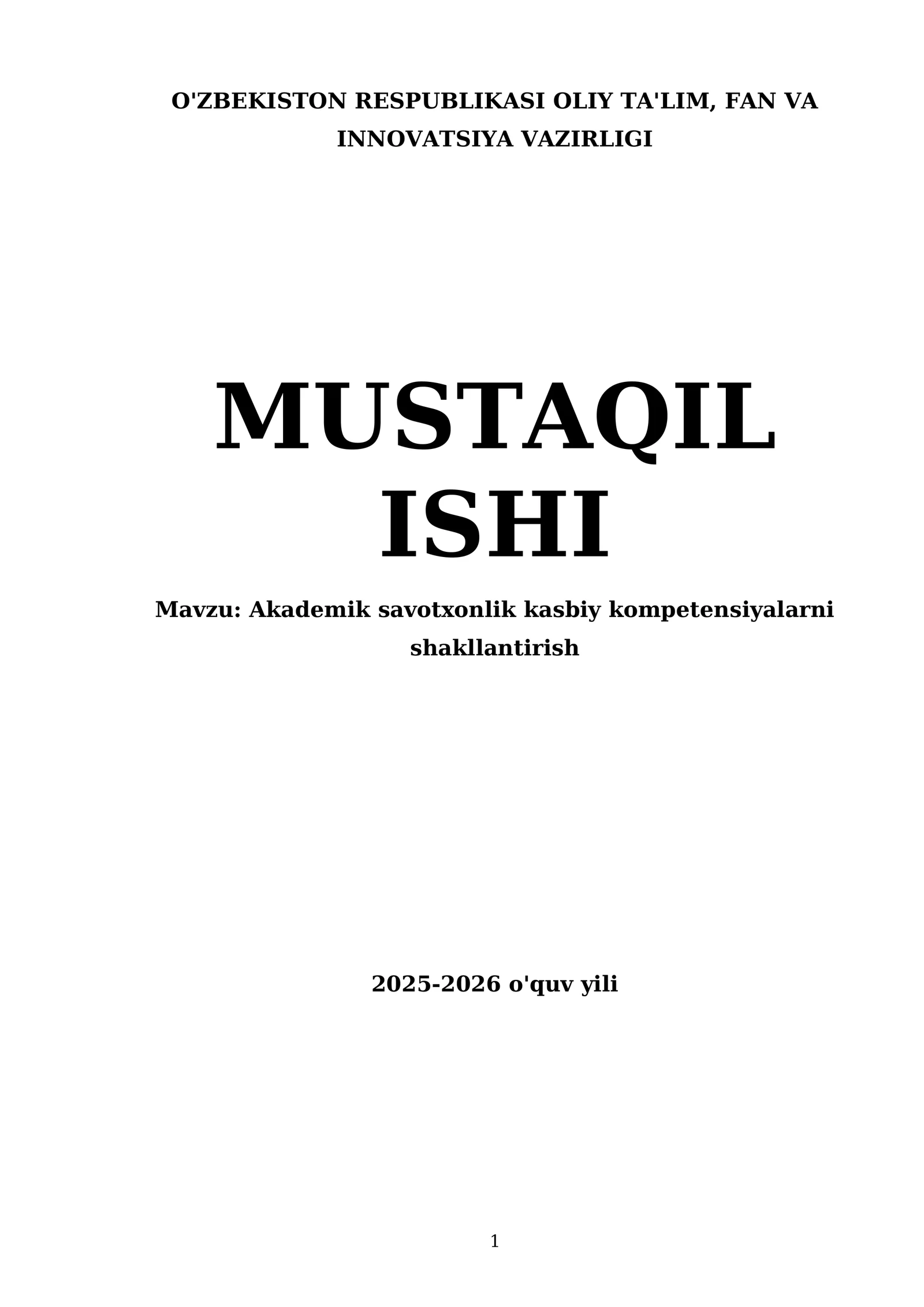 Akademik savotxonlik kasbiy kompetensiyalarni shakllantirish