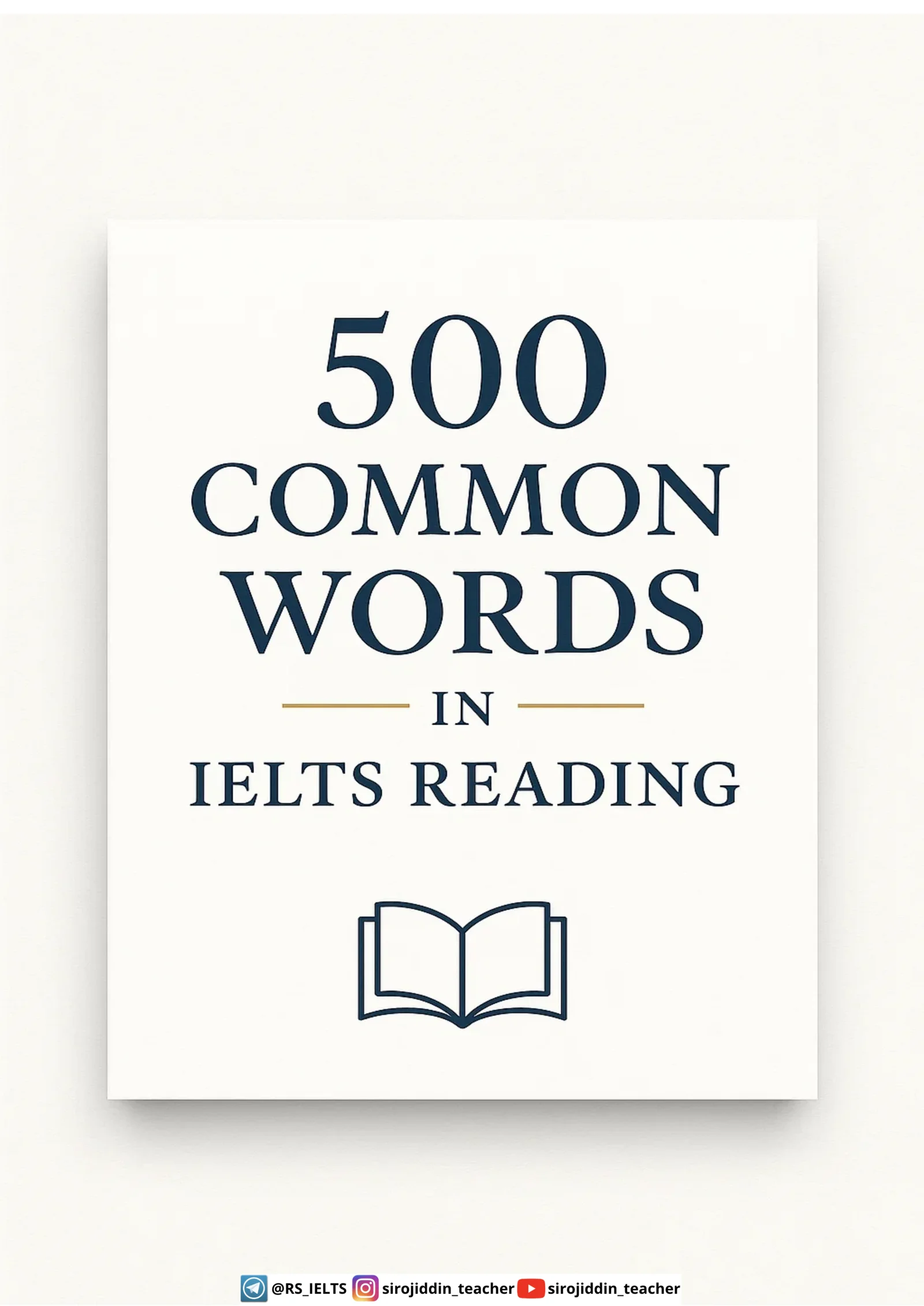 IELTS Reading Synonym Bank – Set 1 (1–100)