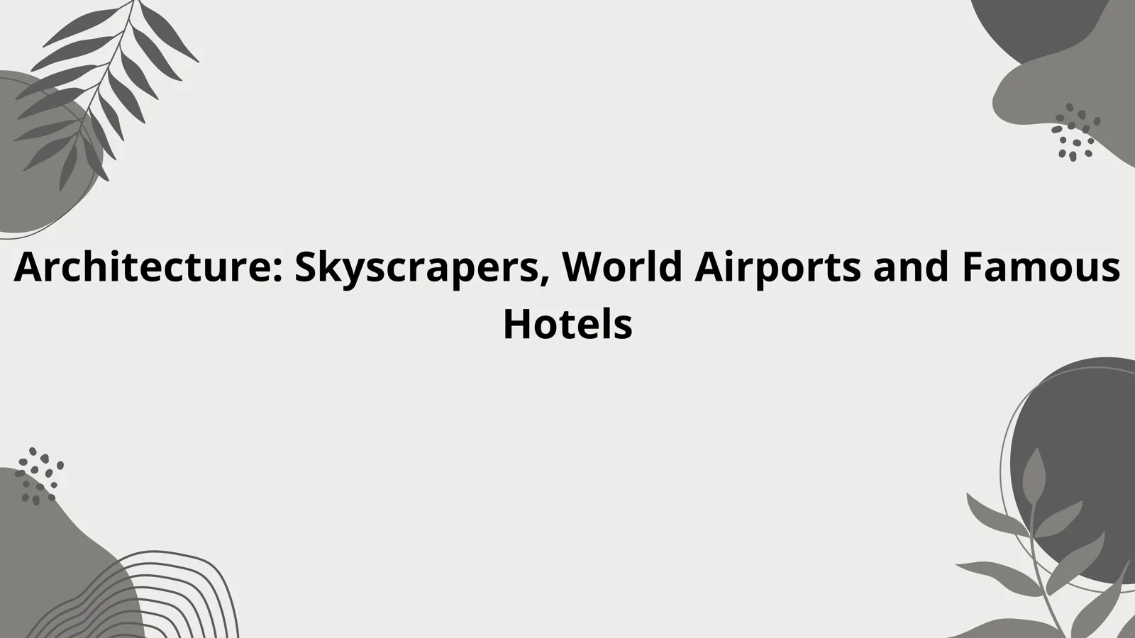 Skyscrapers