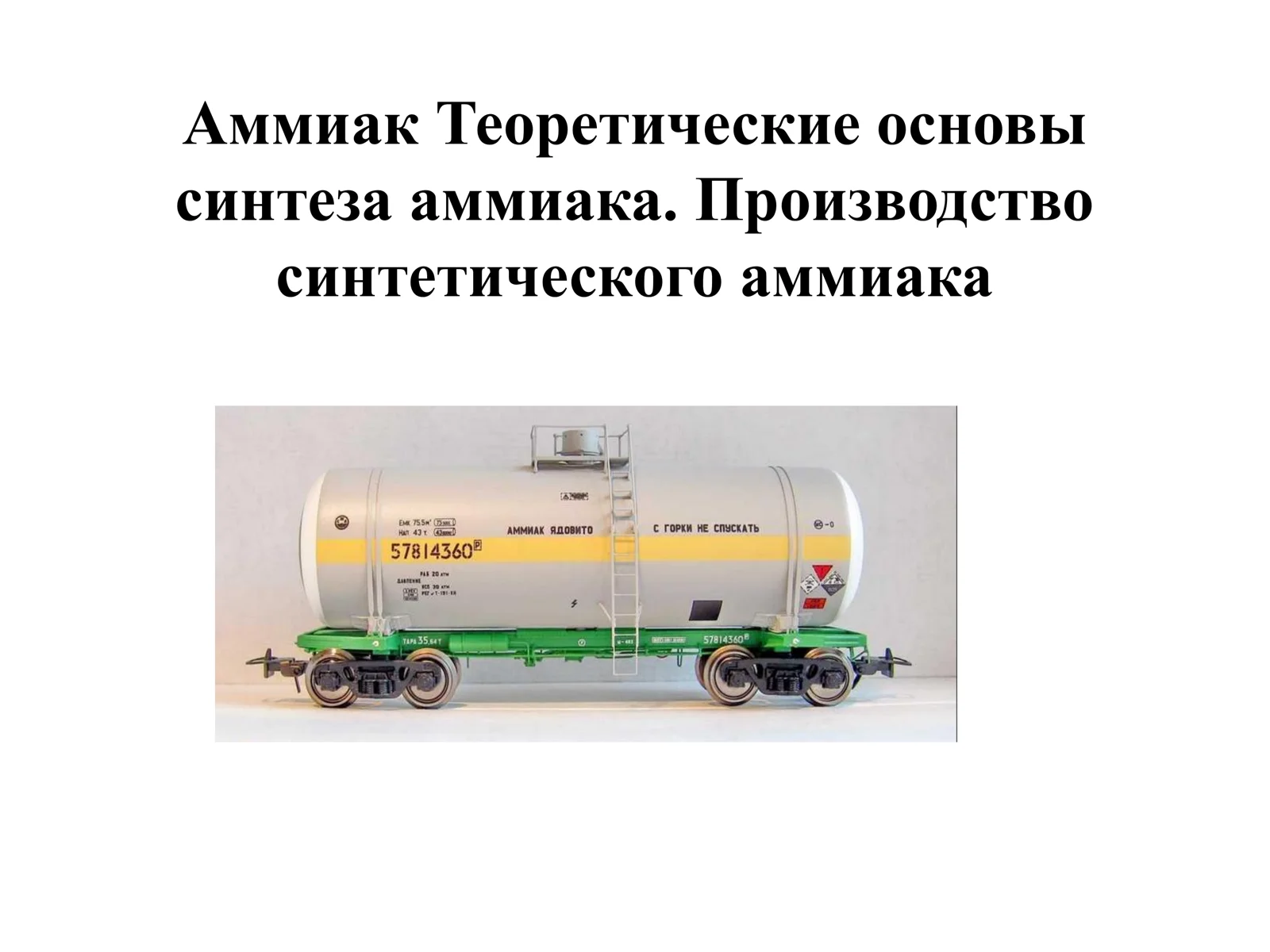 Аммиак Теоретические основы