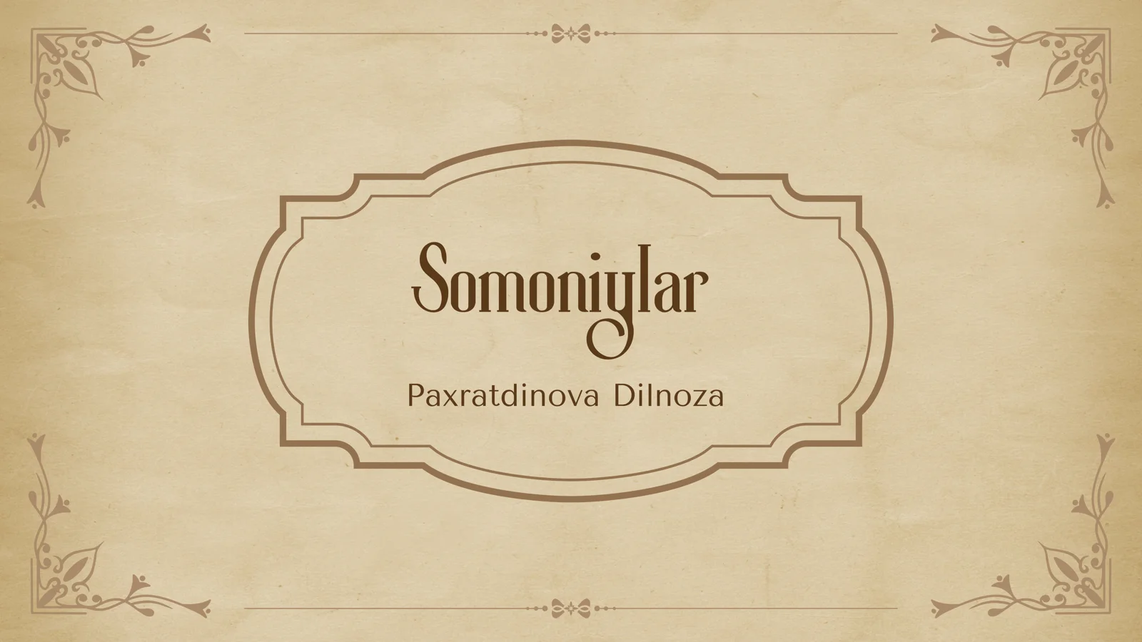 Somoniylar