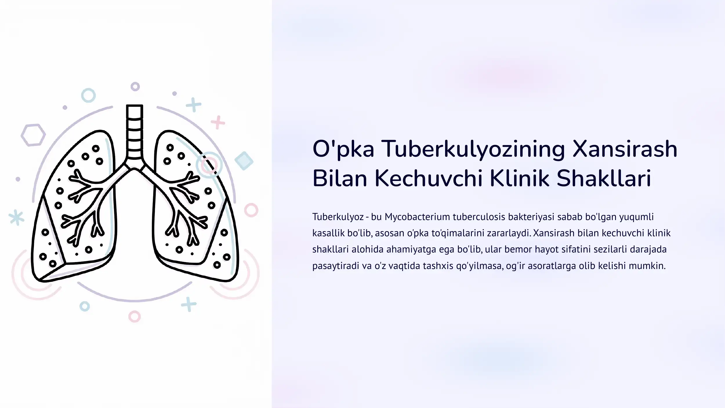 O'pka Tuberkulyozining Xansirash