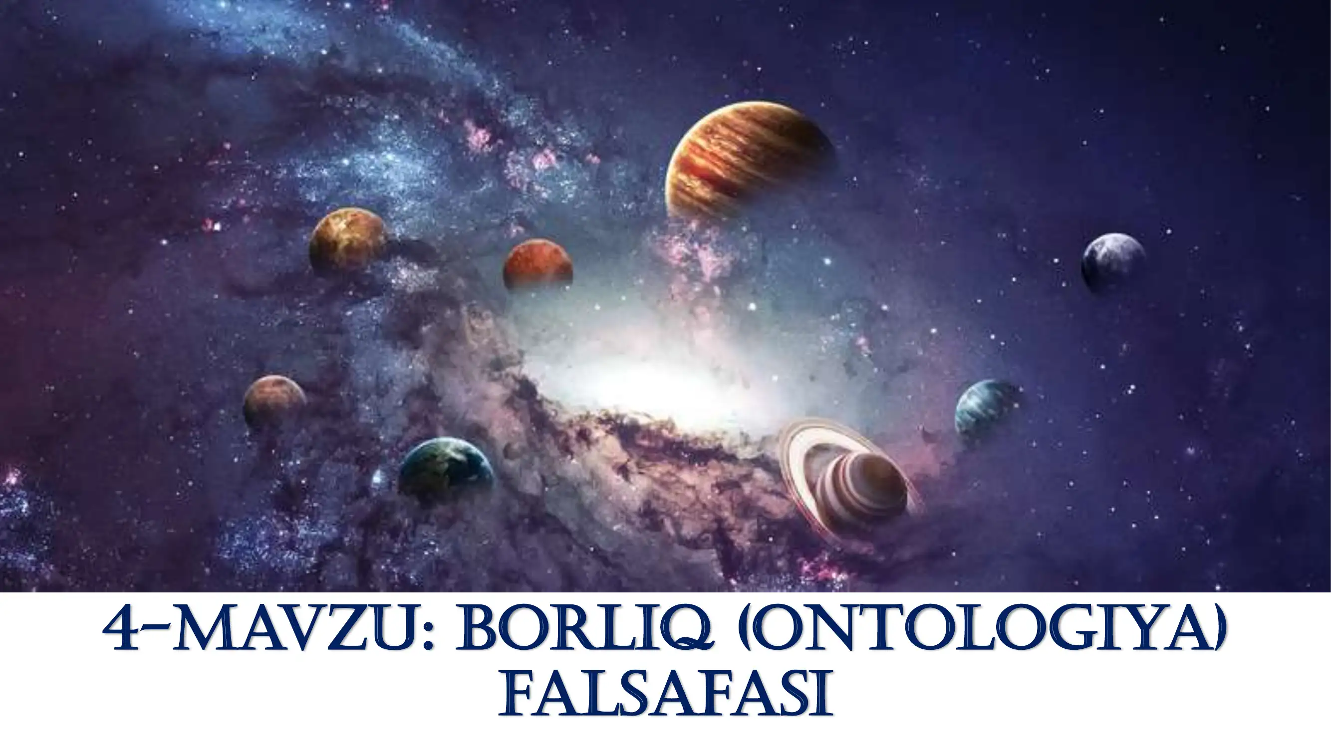 Falsafa Borliq ontologiya ()