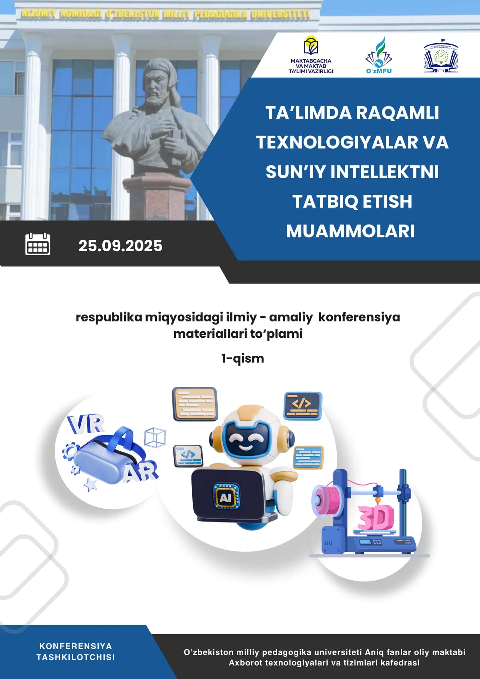 Ta’limda raqamli texnologiyalar va sun’iy intellektni tatbiq etish muammolari