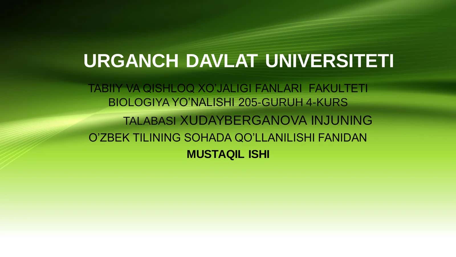 Davlat tili haqida