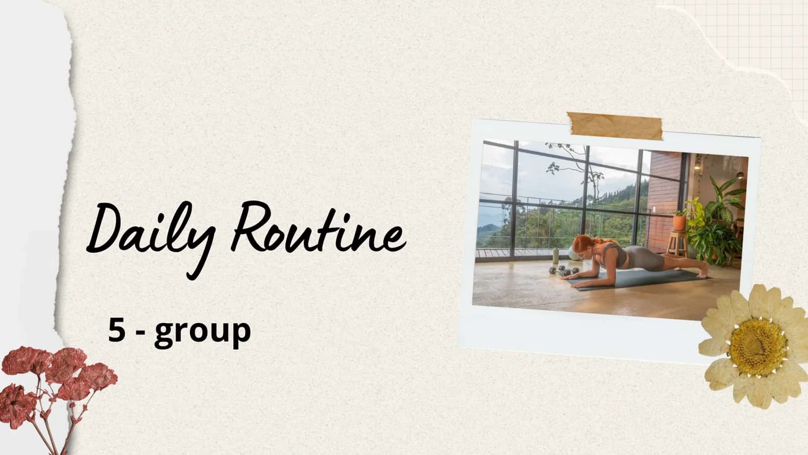 Daily Routine Lesson Plan