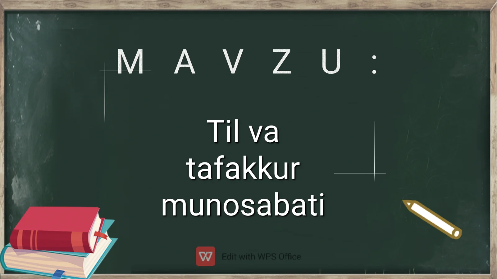 Til va tafakkur munosabati