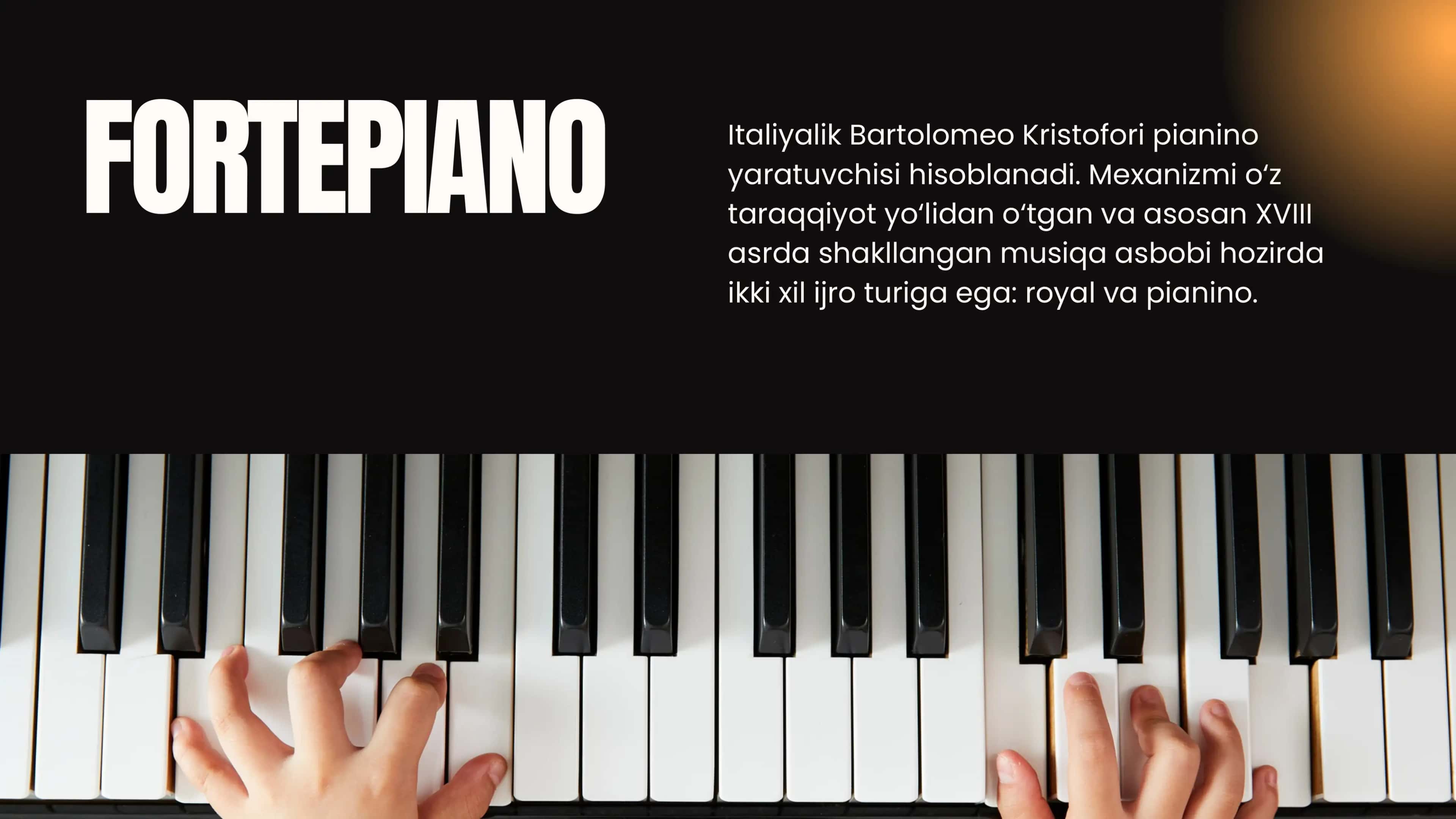 Italiyalik Bartolomeo Kristofori pianino