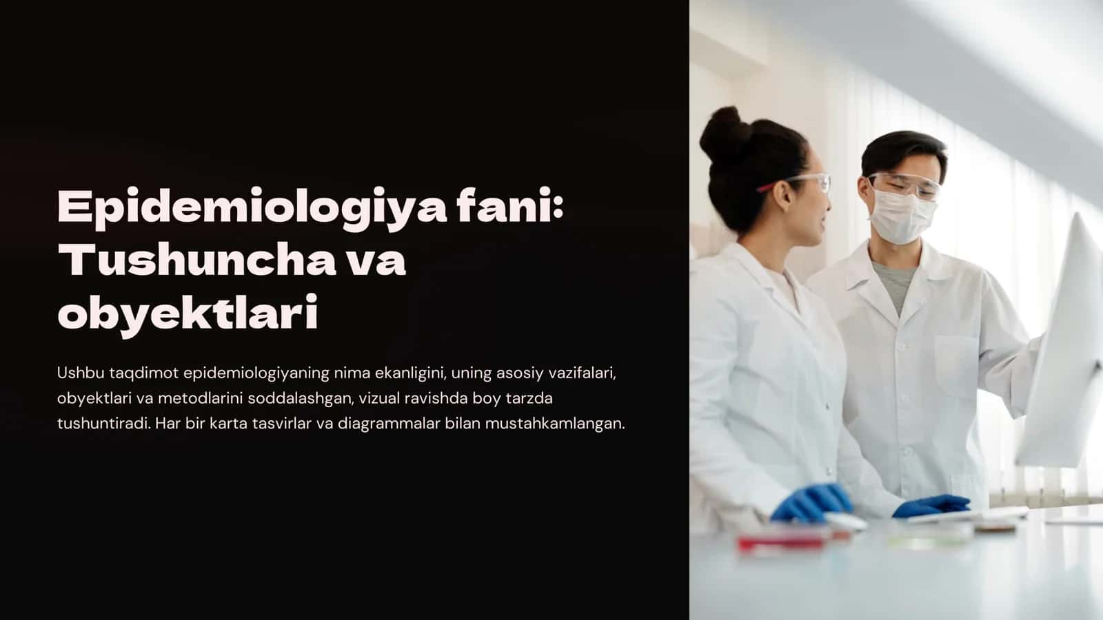 Epidemiologiya fani: Tushuncha va obyektlari