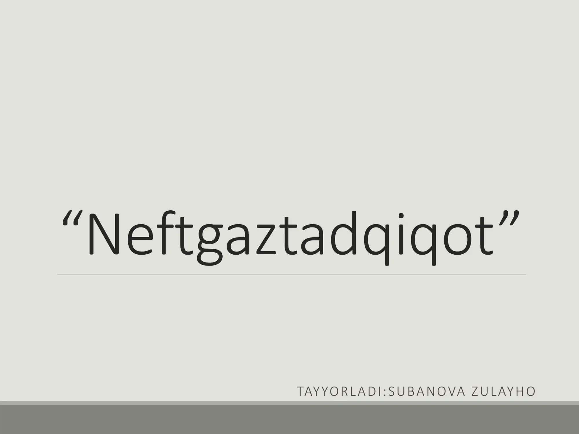 Neftgaztadqiqot