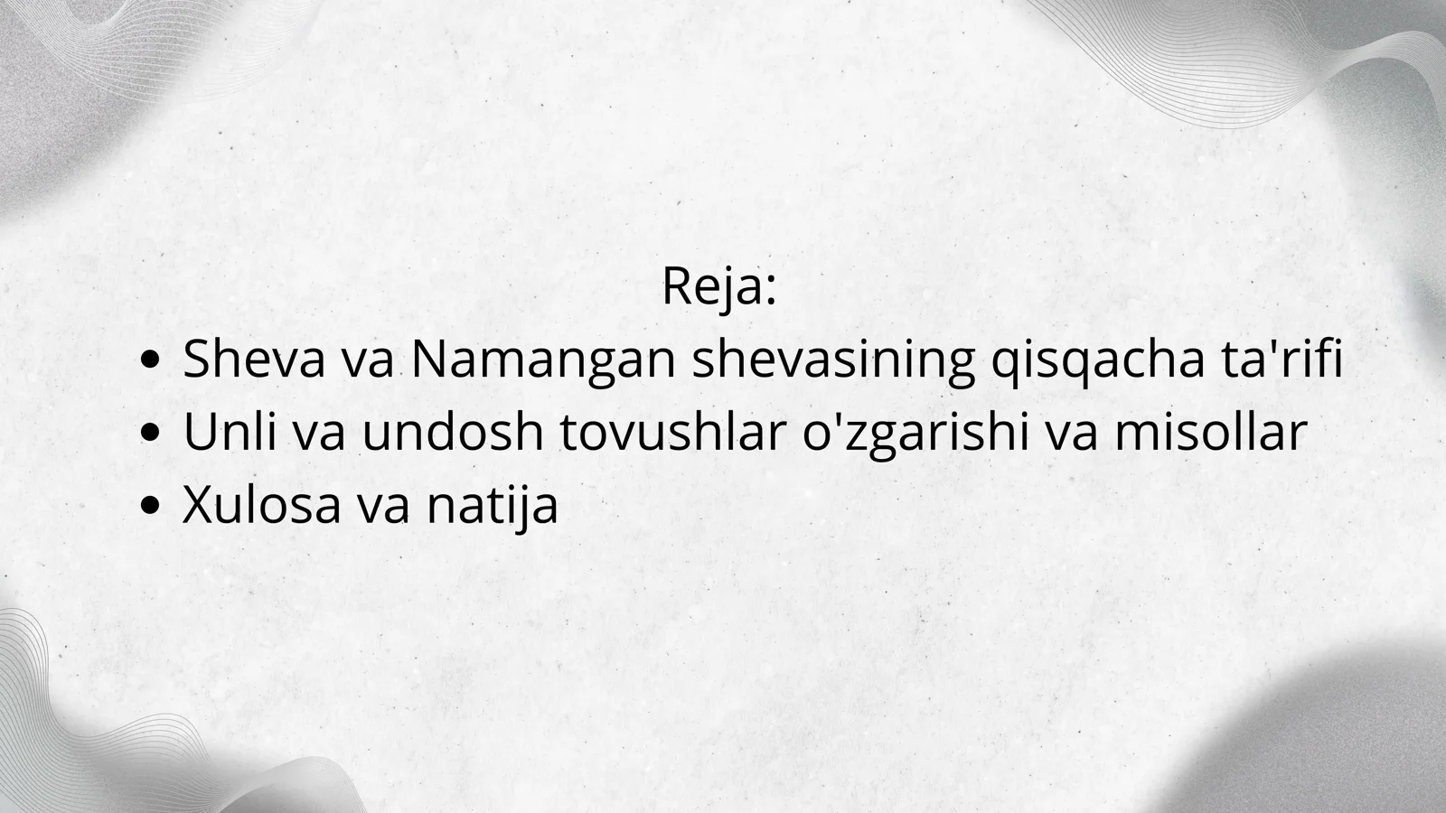 Namangan shahar shevasining fonetik qonuniyatlari