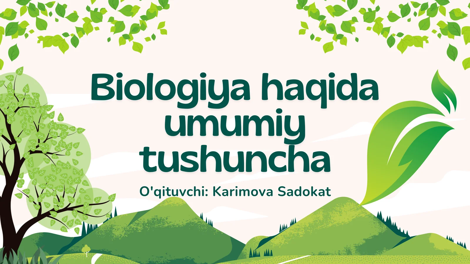 Biologiya haqida