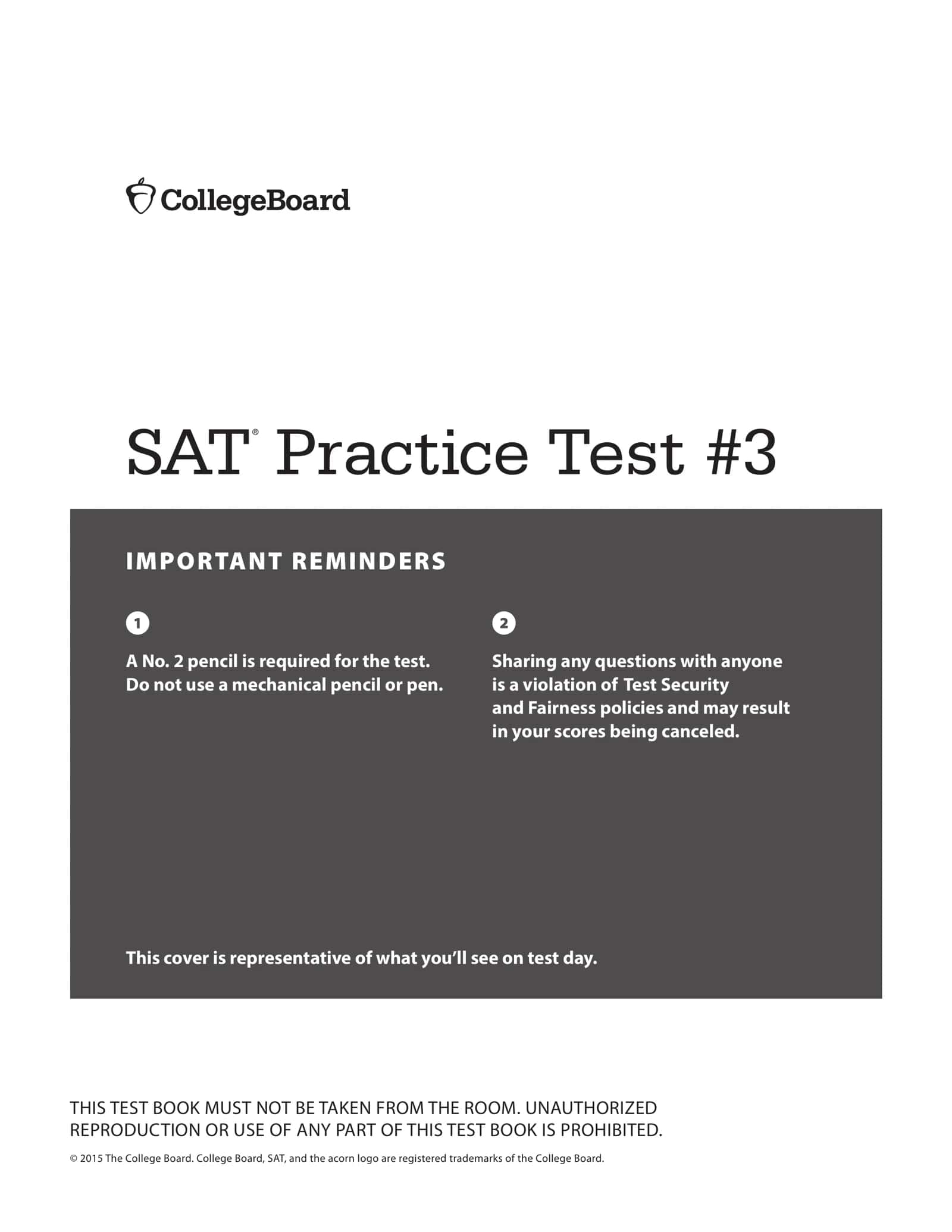 SAT Practice Test #3