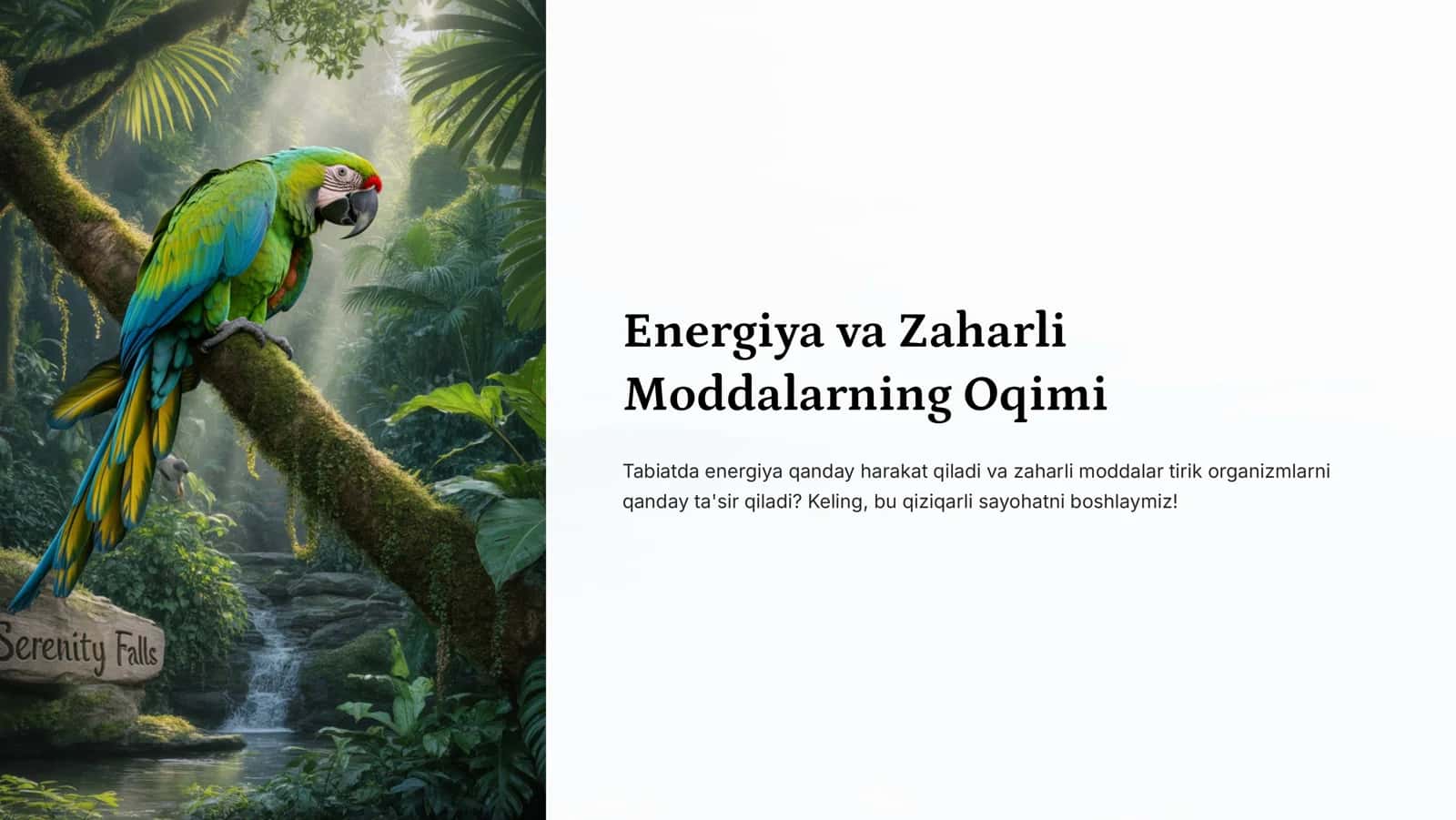 Energiya va Zaharli