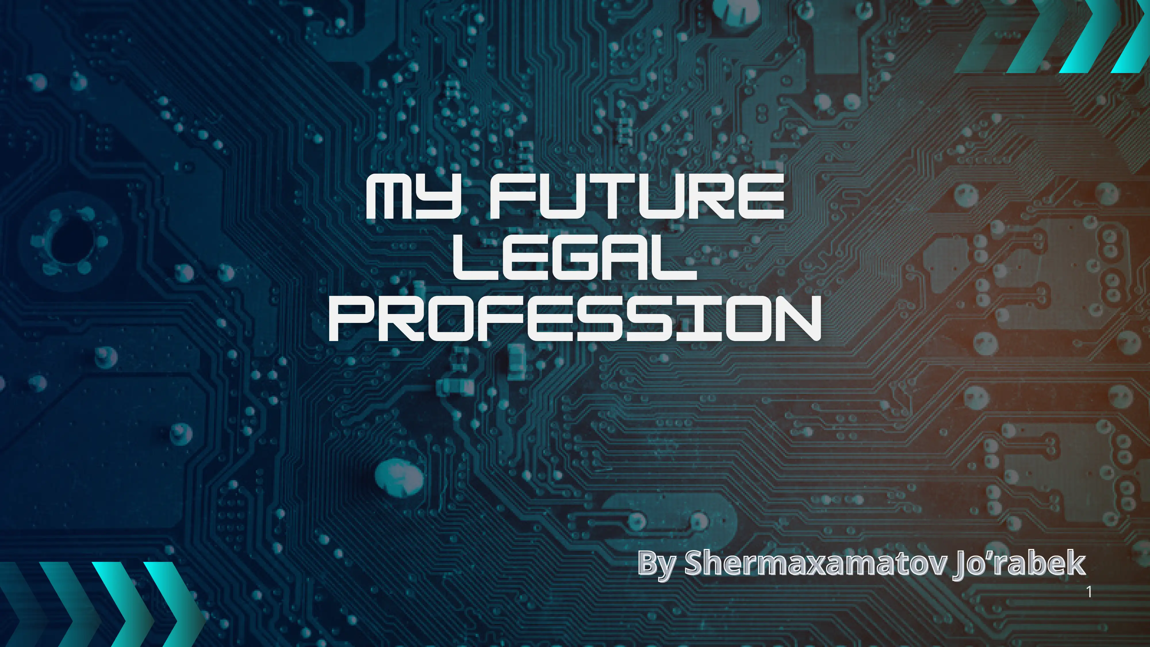 My future legal profession - kelajakdagi yuridik kasbim