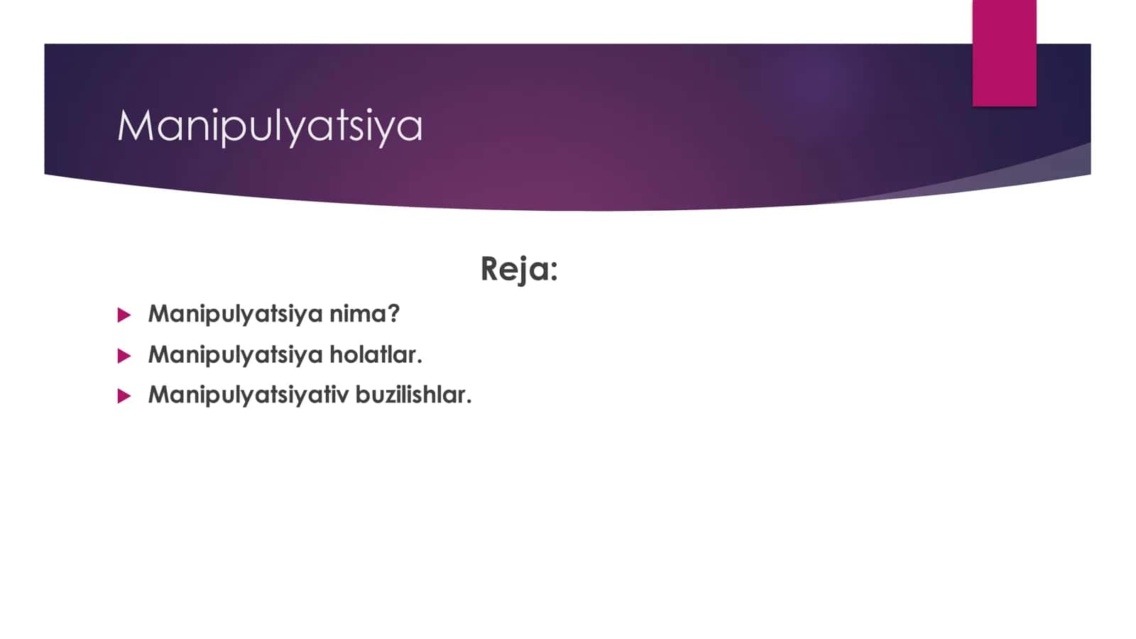 Manipulyatsiya