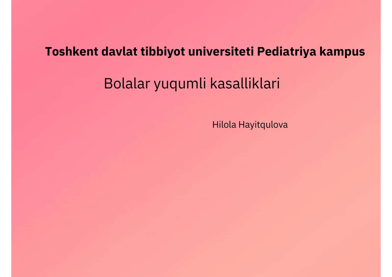 COVID-19 (Coronavirus Disease 2019)