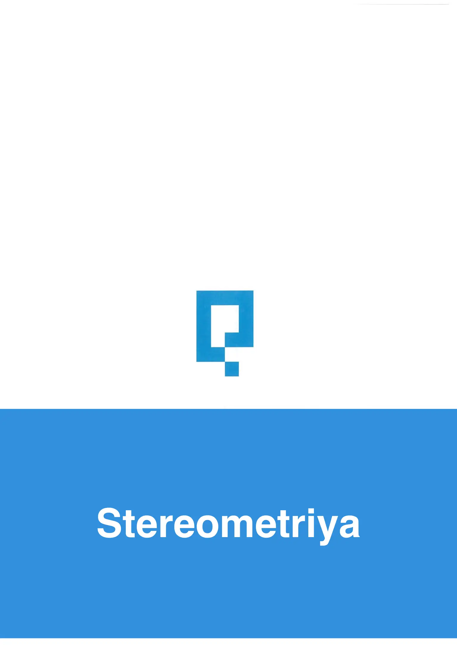 Stereometriya